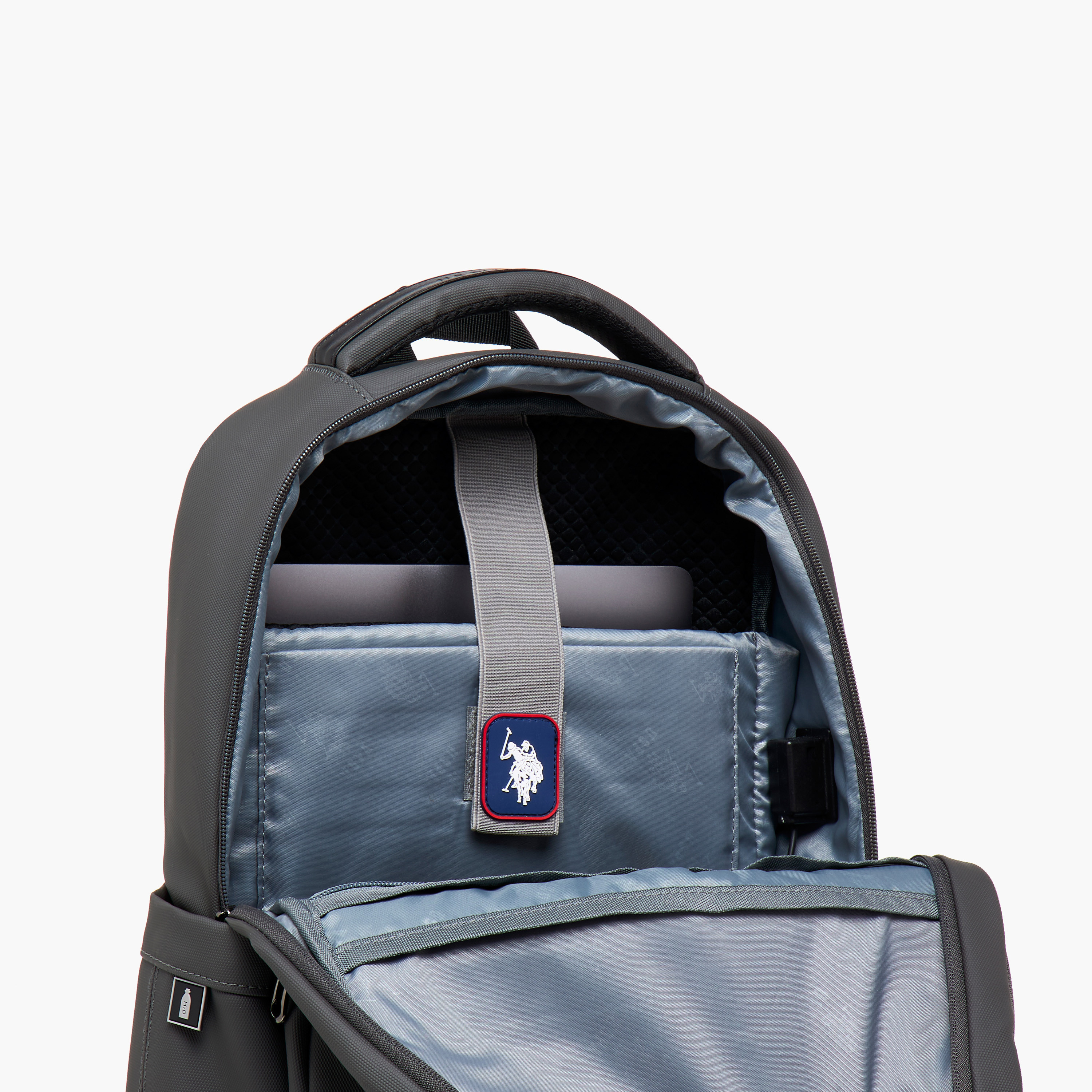 US POLO ASSN. Textured Backpack with Adjustable Straps and Zip Closure - 71x47x41 cms-school-bagsandbackpacks-backpacks-image-11