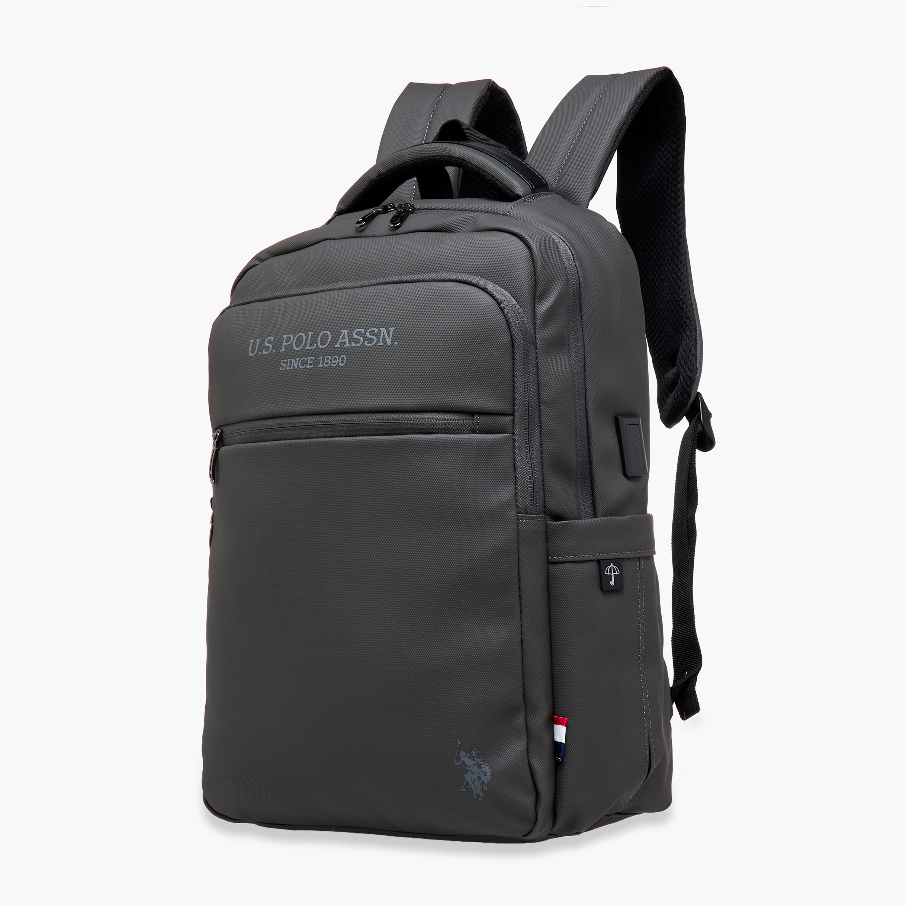 US POLO ASSN. Textured Backpack with Adjustable Straps and Zip Closure - 71x47x41 cms-school-bagsandbackpacks-backpacks-image-2