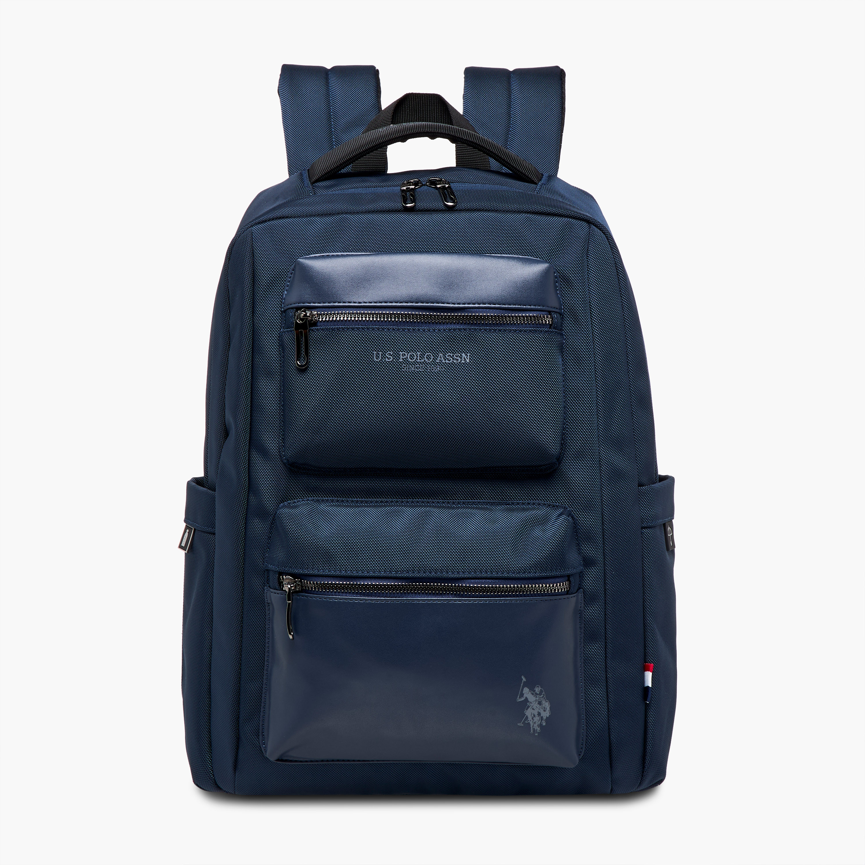 US POLO ASSN. Textured Backpack with Adjustable Straps and Zip Closure - 71x47x41 cms-school-bagsandbackpacks-backpacks-image-1
