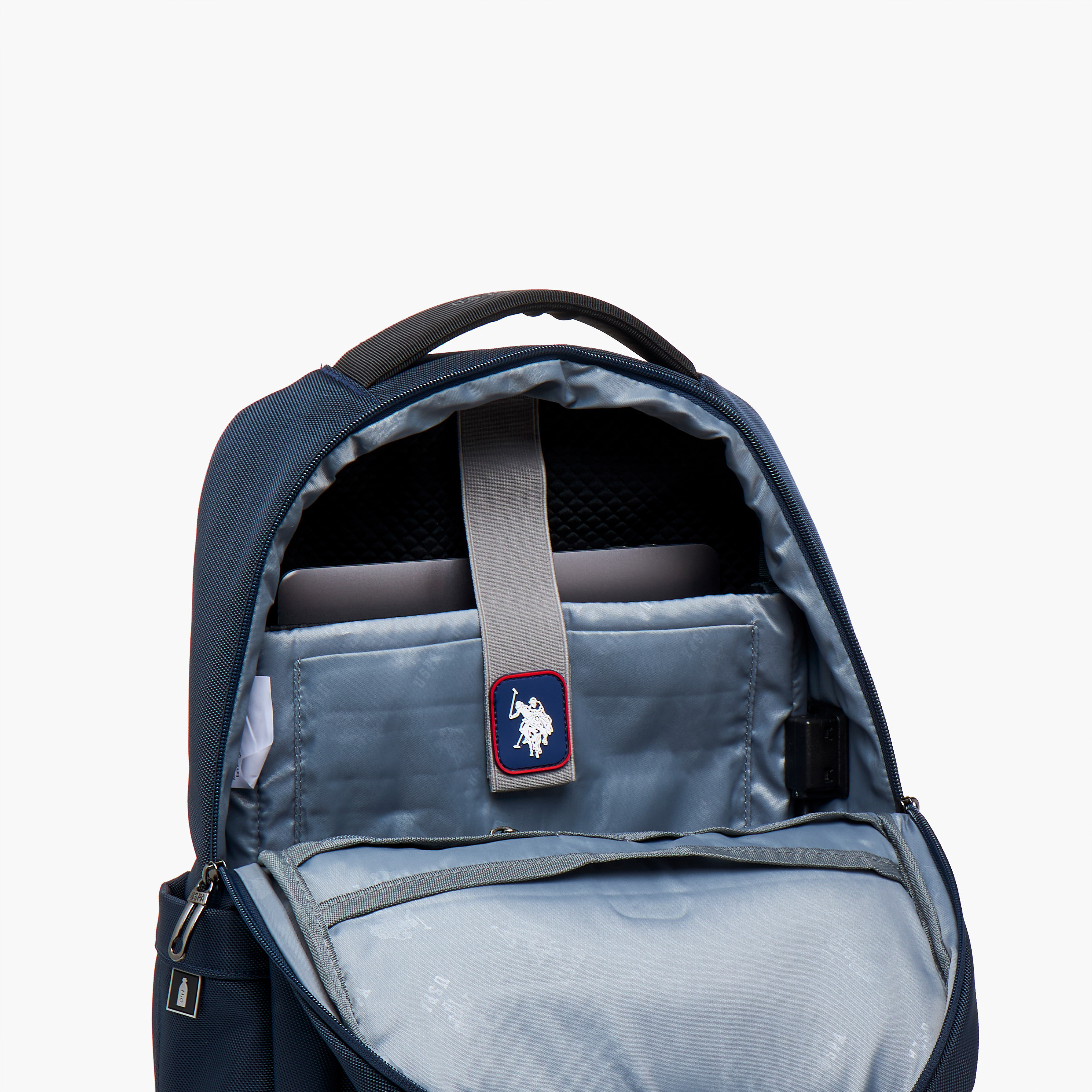 US POLO ASSN. Textured Backpack with Adjustable Straps and Zip Closure - 71x47x41 cms-school-bagsandbackpacks-backpacks-image-11