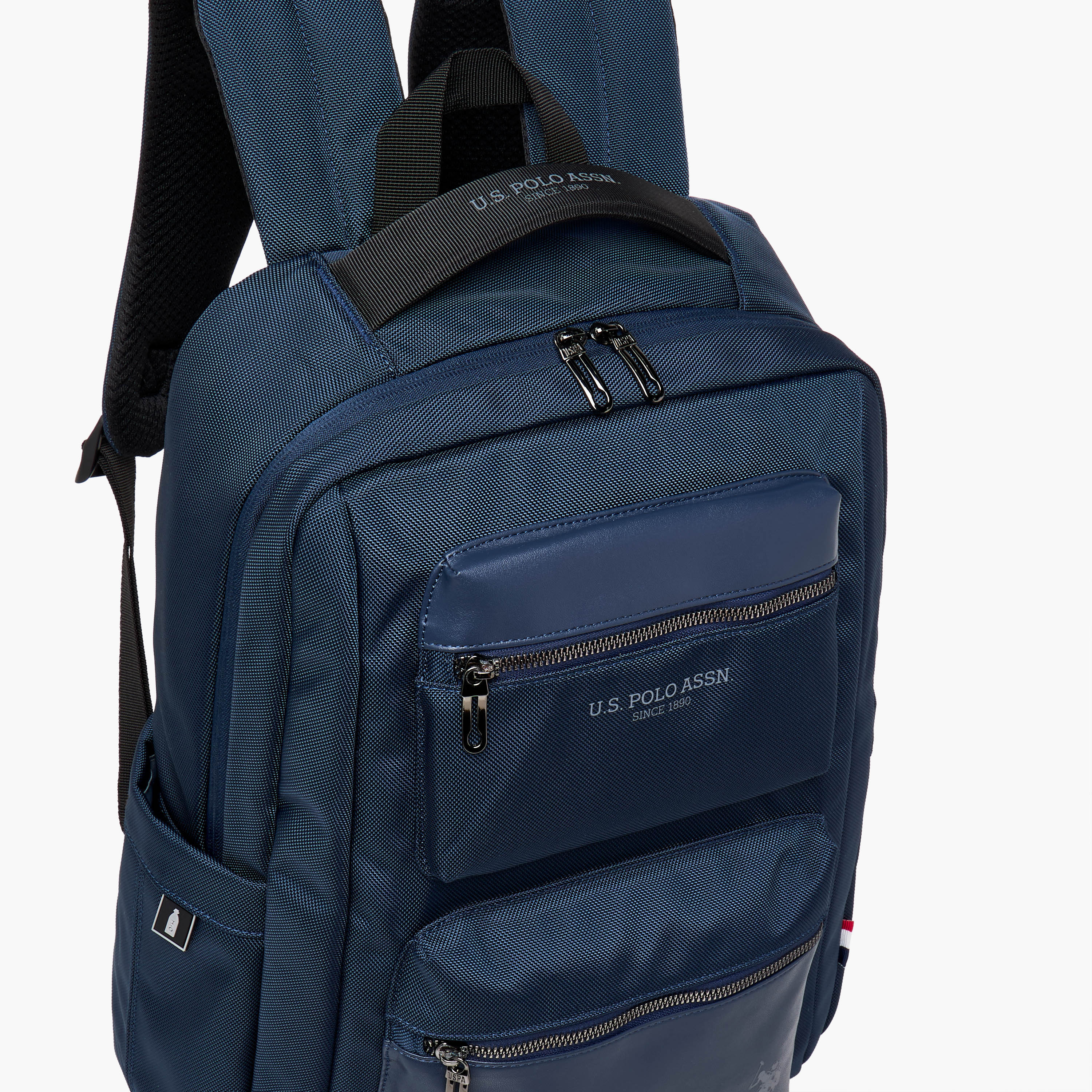 US POLO ASSN. Textured Backpack with Adjustable Straps and Zip Closure - 71x47x41 cms-school-bagsandbackpacks-backpacks-image-5