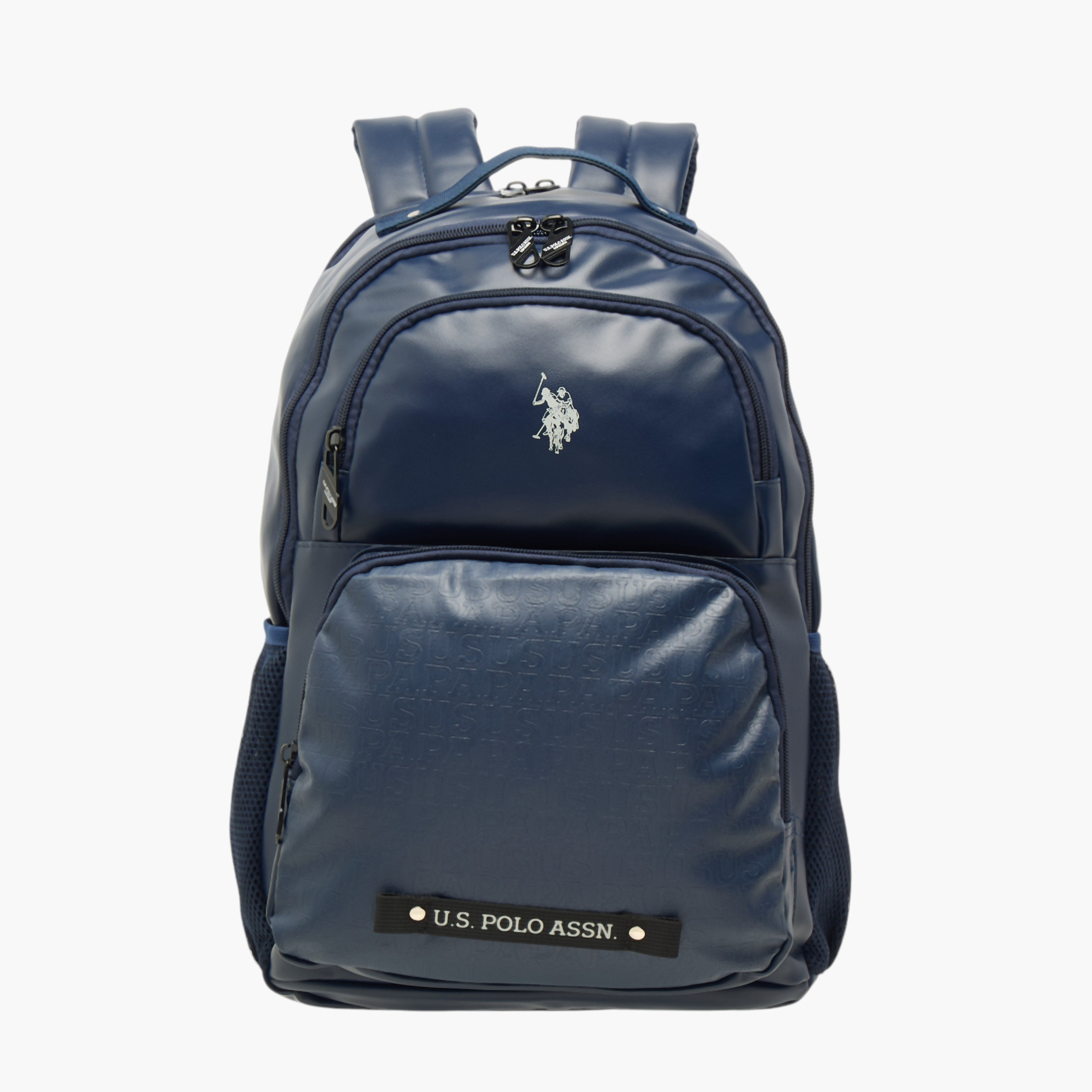 US POLO ASSN. Embossed Backpack with Padded Straps - 71x47x41 cms-women-bagsandwallets-backpacks-image-1