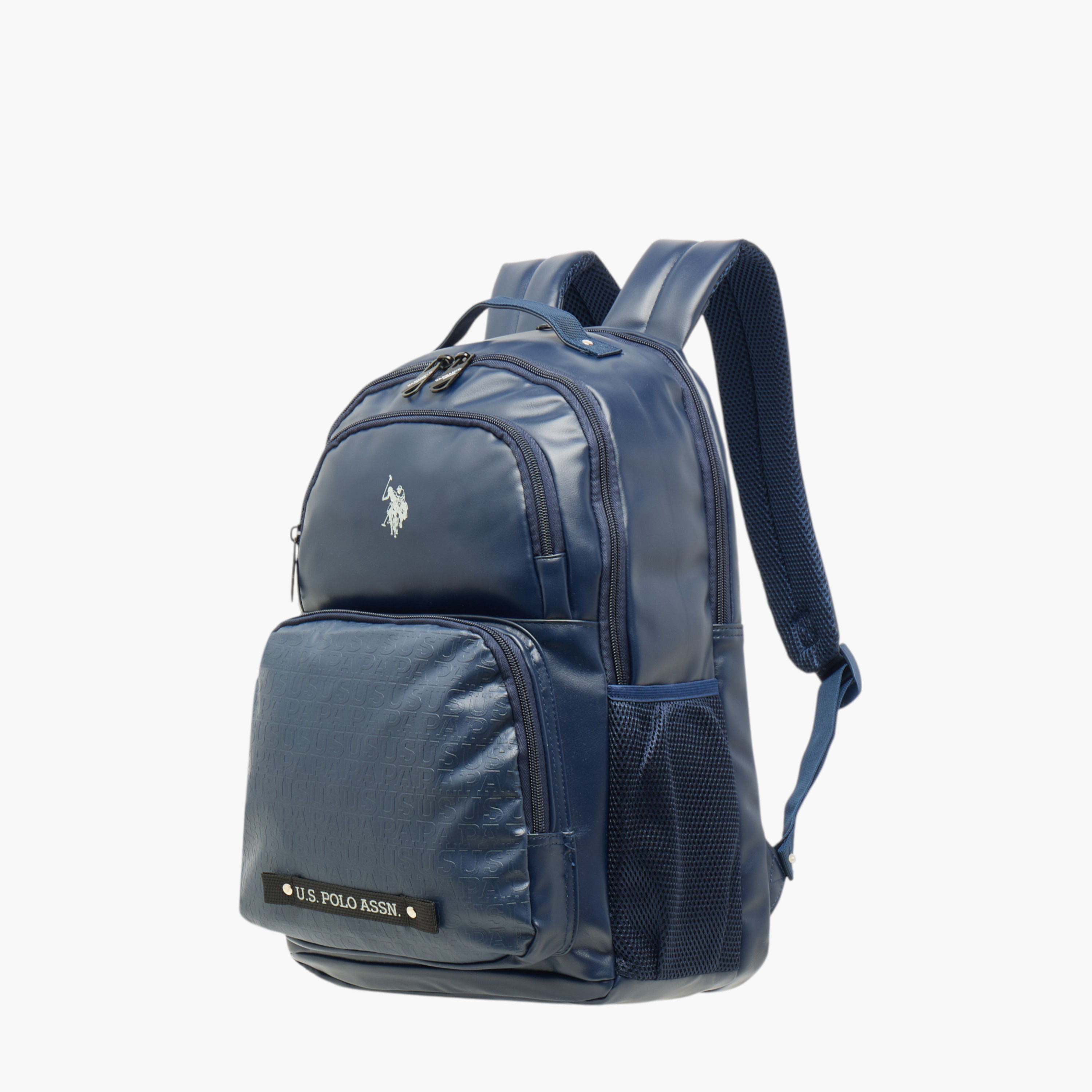 US POLO ASSN. Embossed Backpack with Padded Straps - 71x47x41 cms-women-bagsandwallets-backpacks-image-2