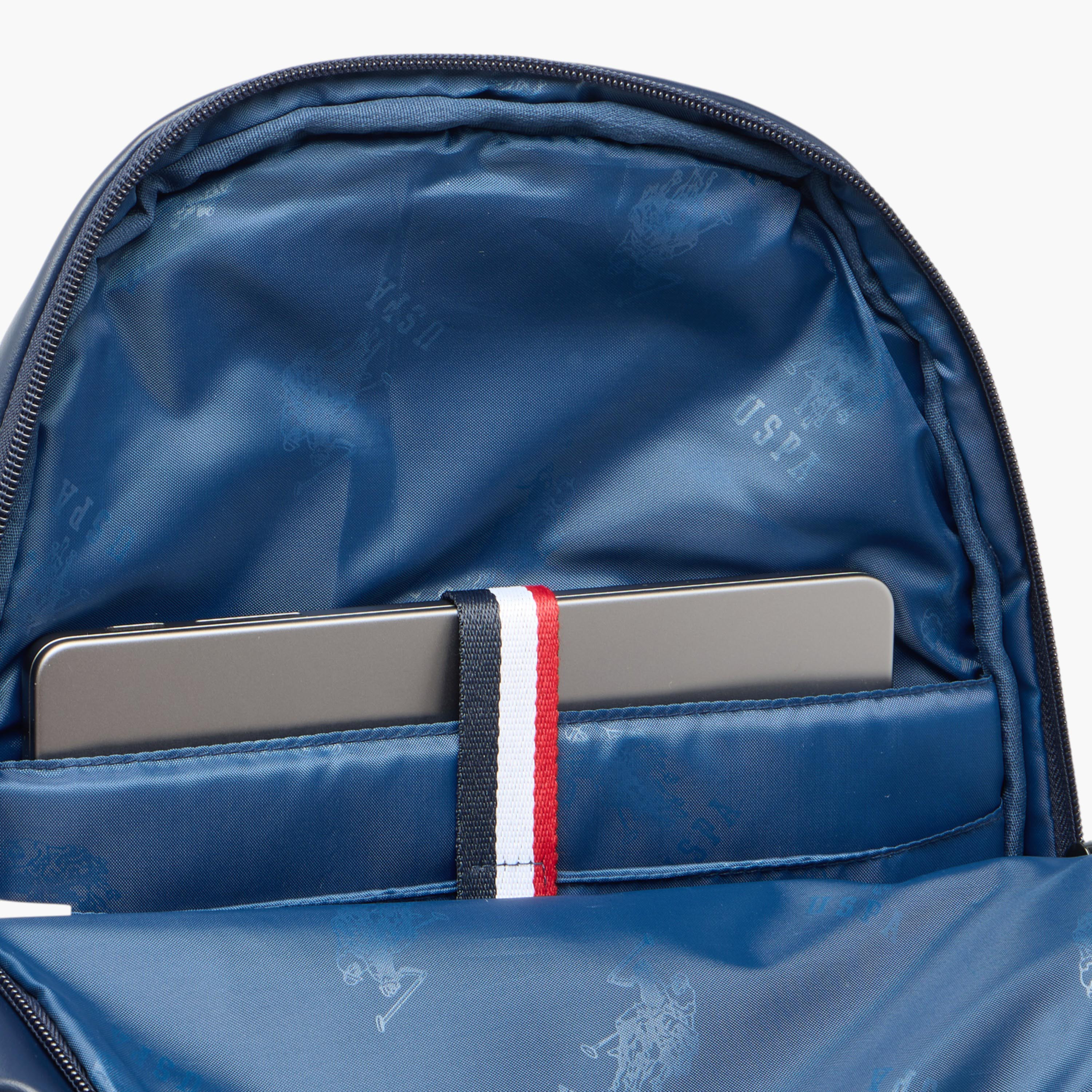 US POLO ASSN. Embossed Backpack with Padded Straps - 71x47x41 cms-women-bagsandwallets-backpacks-image-8