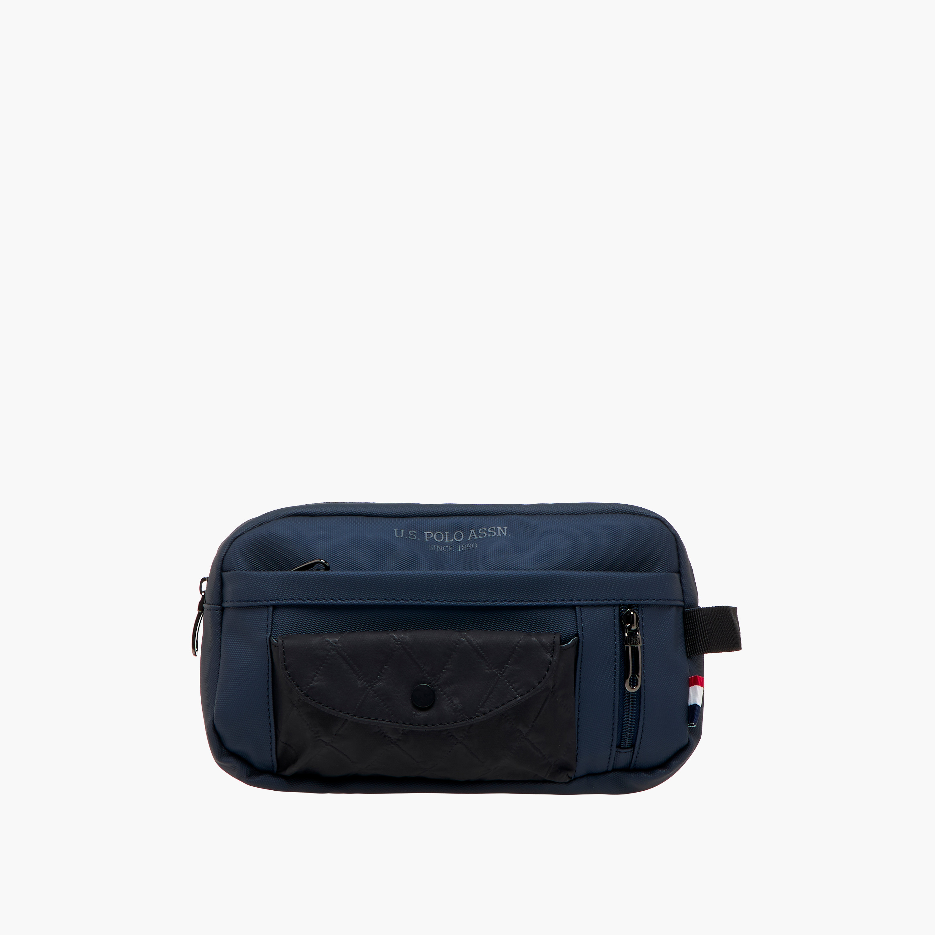 Shop US POLO ASSN. Solid Pouch with Zip Closure Online