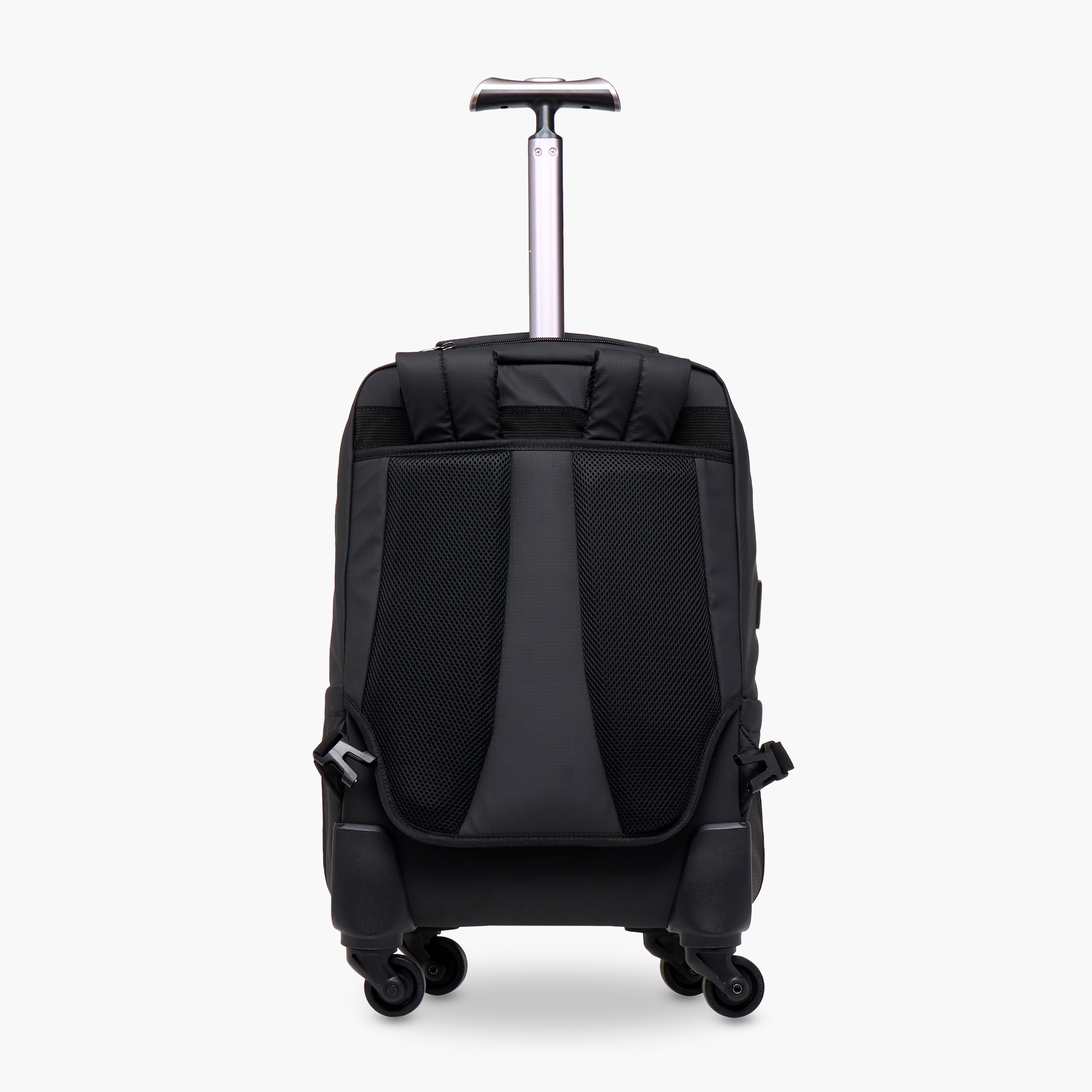 US POLO ASSN. Logo Detail 19-inch Trolley Backpack with Retractable Handle - 60x35x32 cms-school-bagsandbackpacks-trolleybags-image-6
