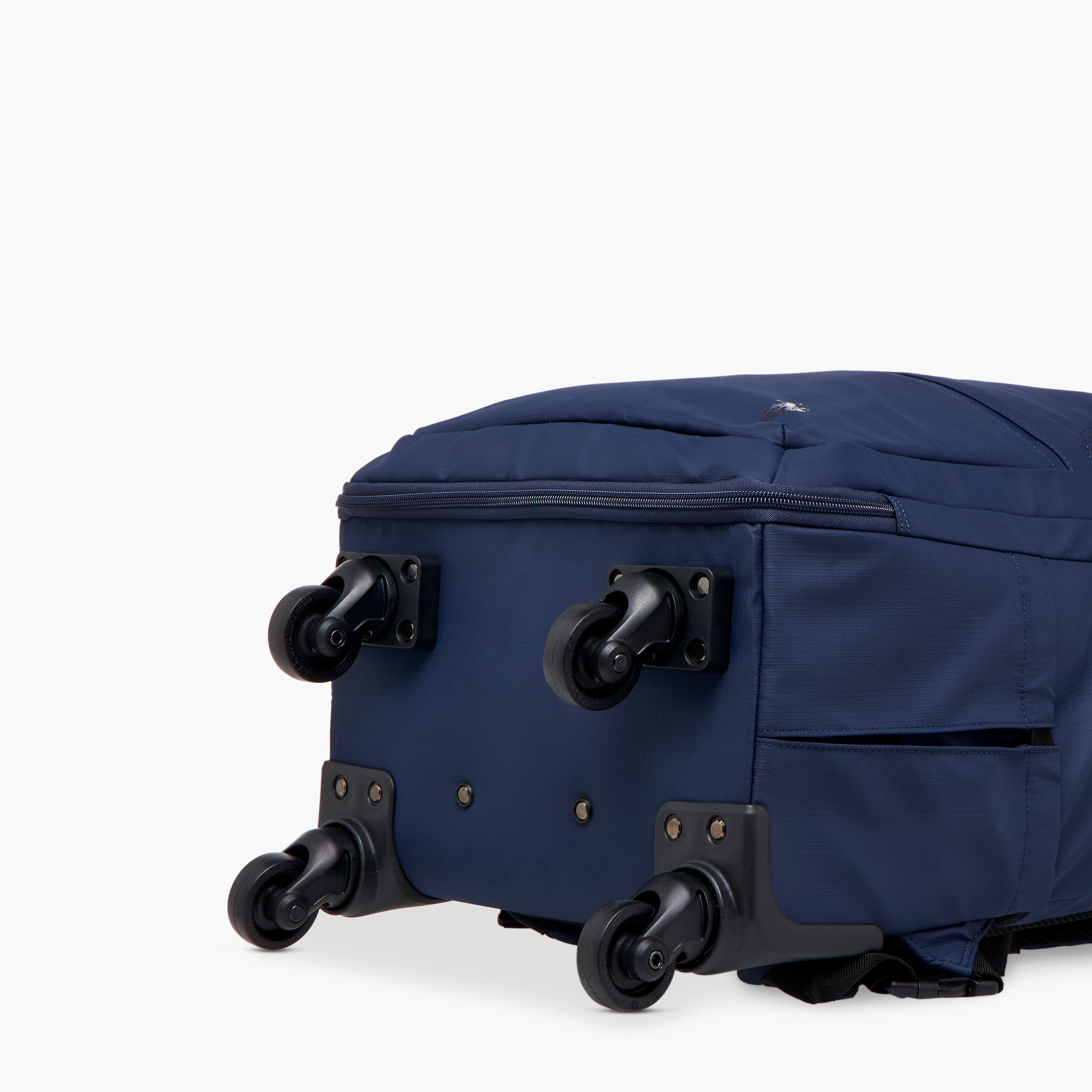 US POLO ASSN. Logo Detail 19-inch Trolley Backpack with Retractable Handle - 60x35x32 cms-school-bagsandbackpacks-trolleybags-image-13