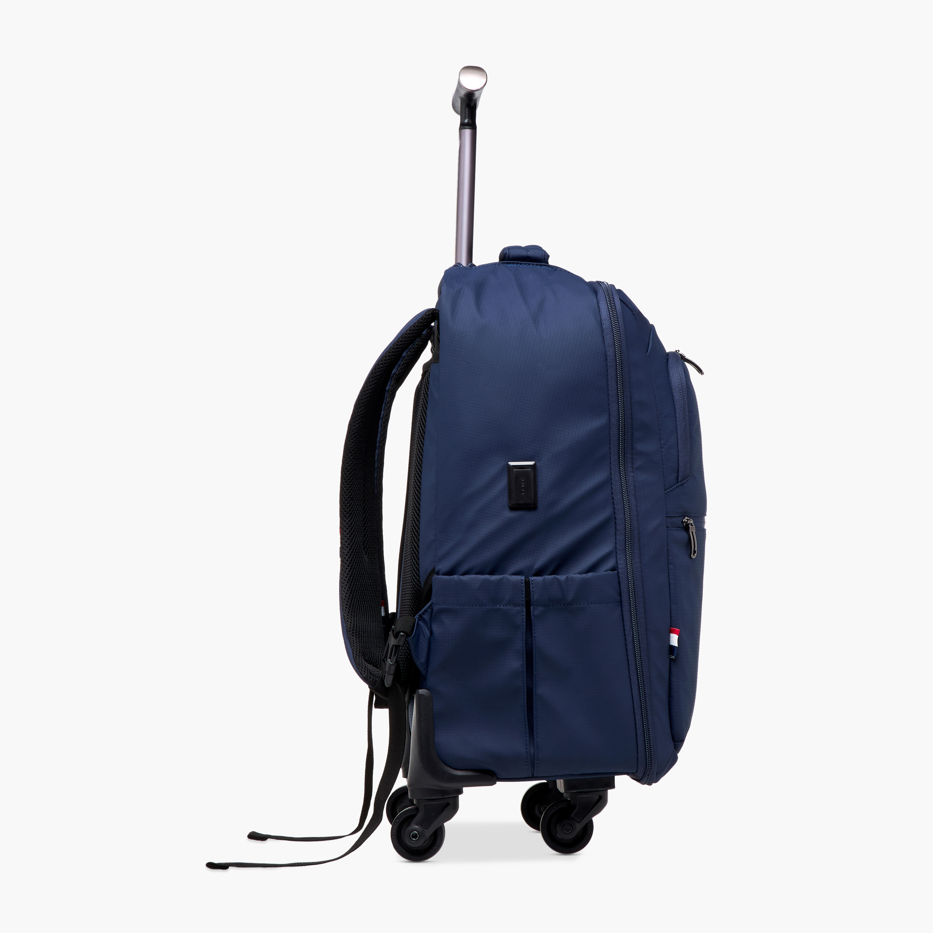 US POLO ASSN. Logo Detail 19-inch Trolley Backpack with Retractable Handle - 60x35x32 cms-school-bagsandbackpacks-trolleybags-image-3