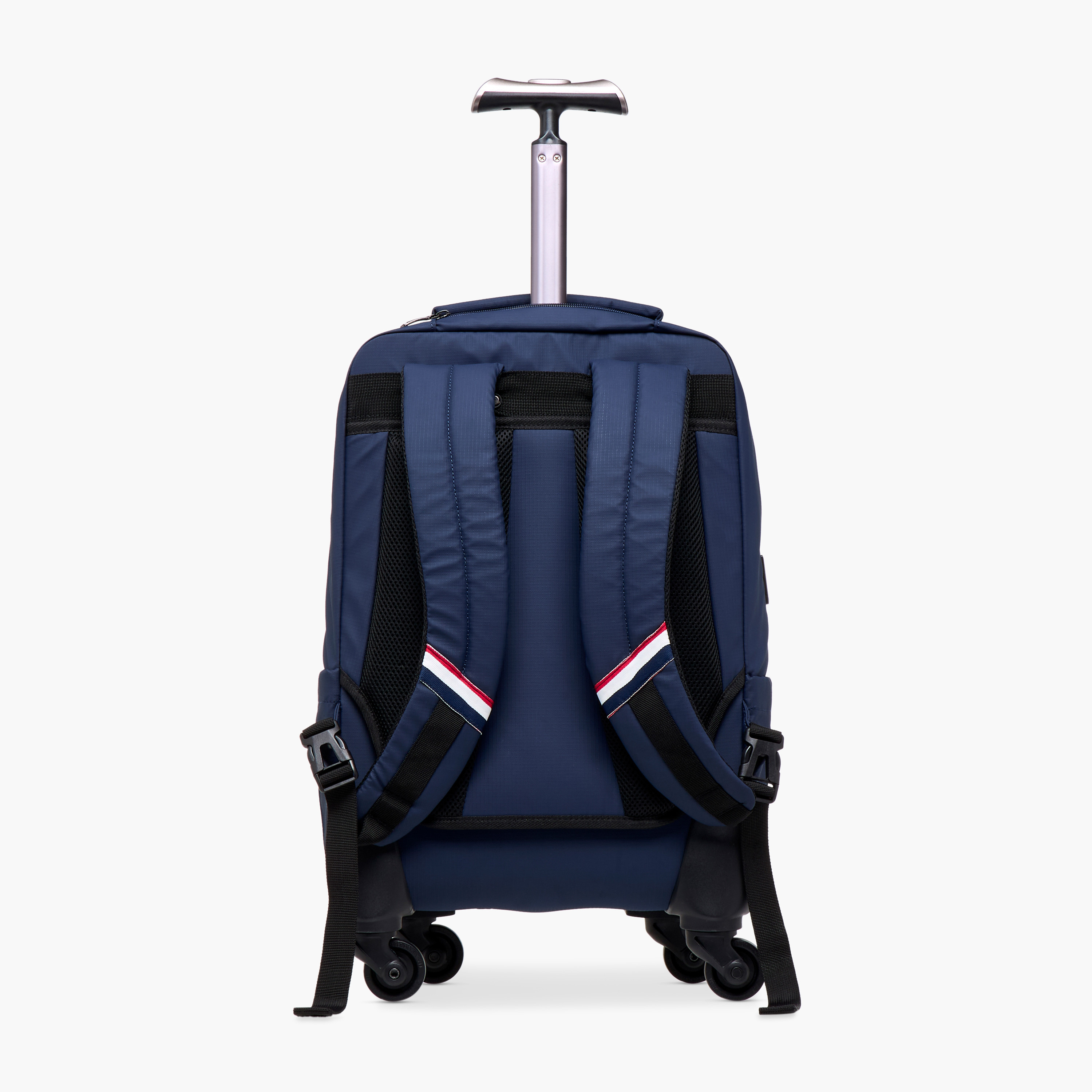 US POLO ASSN. Logo Detail 19-inch Trolley Backpack with Retractable Handle - 60x35x32 cms-school-bagsandbackpacks-trolleybags-image-4