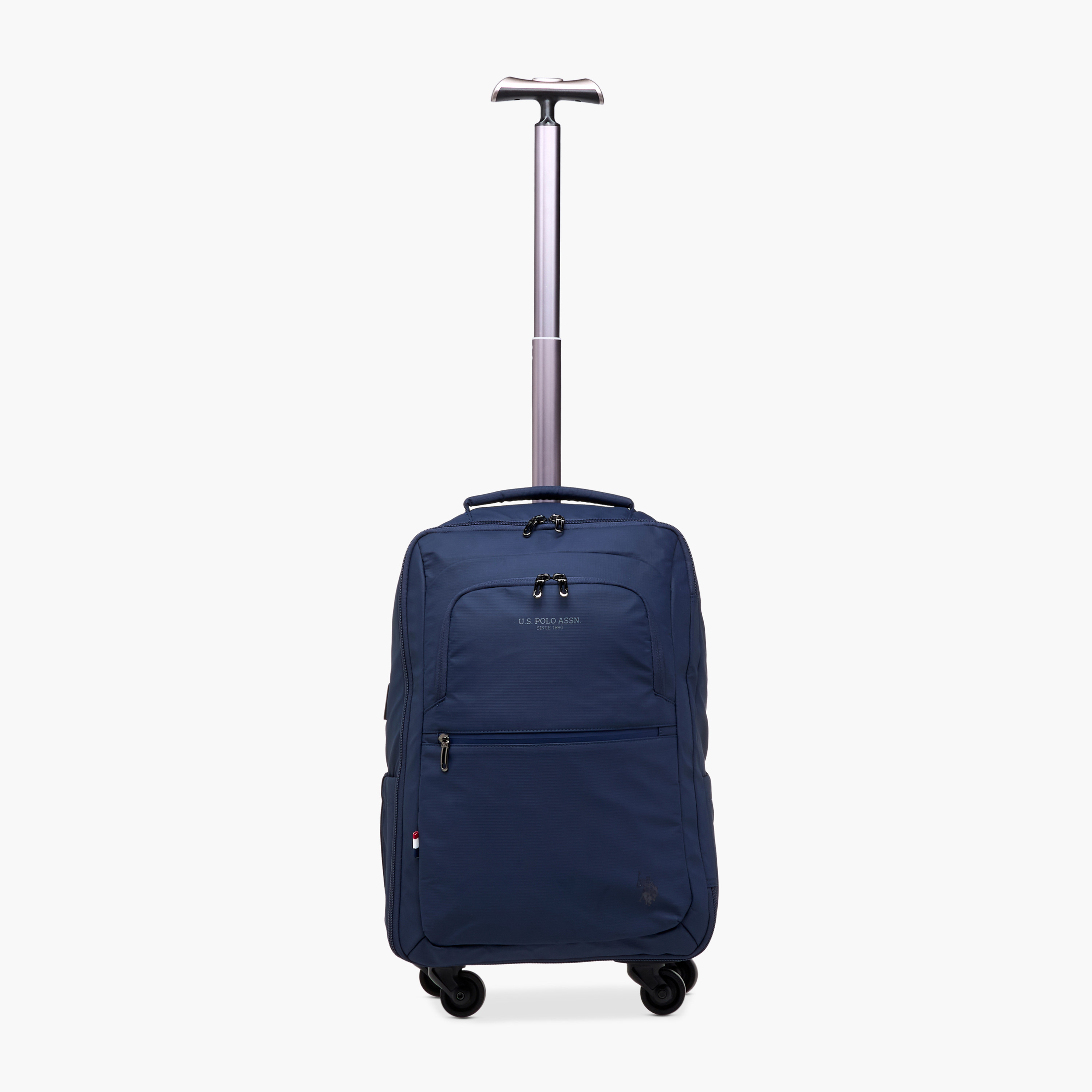 US POLO ASSN. Logo Detail 19-inch Trolley Backpack with Retractable Handle - 60x35x32 cms-school-bagsandbackpacks-trolleybags-image-6