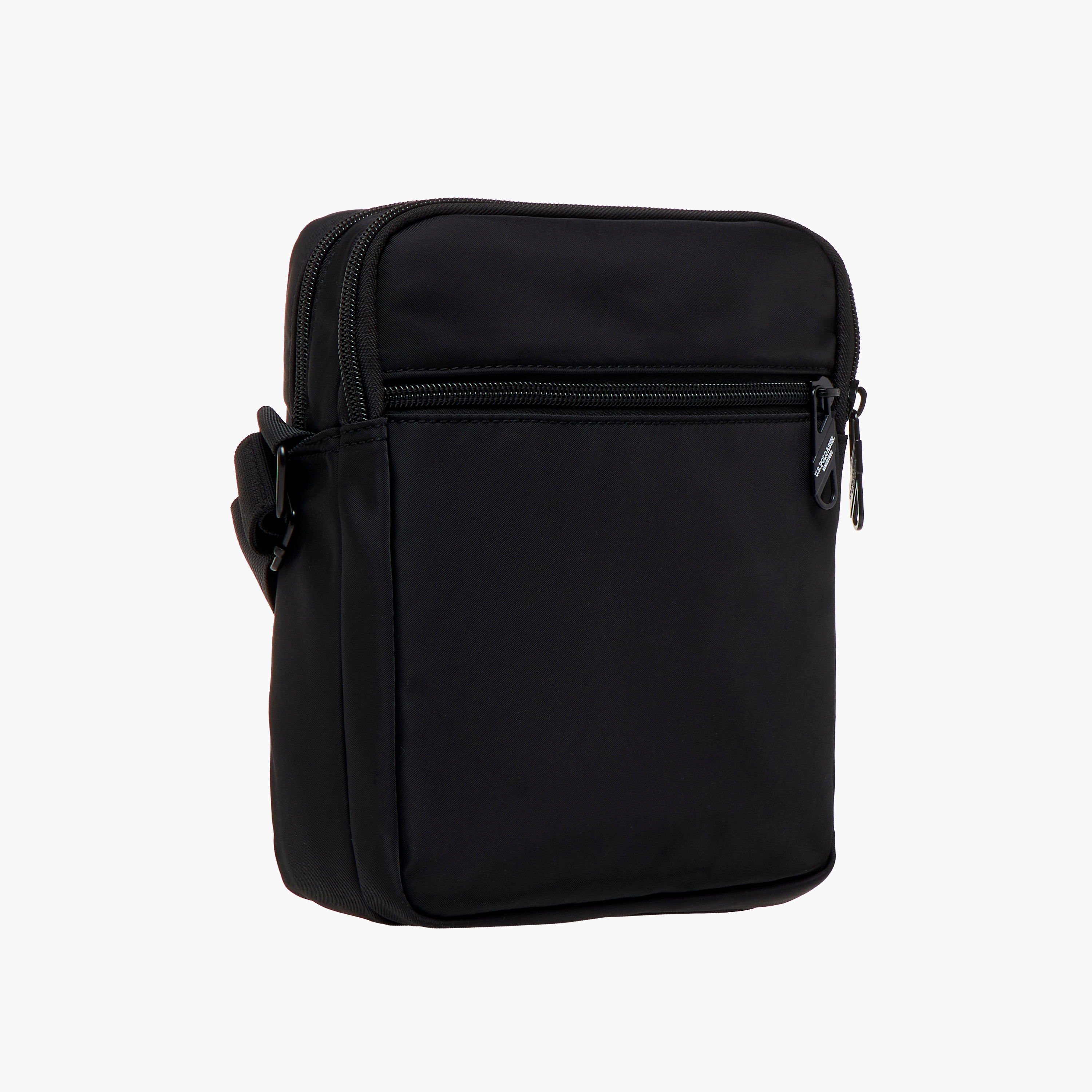 شنطة كروس بودي سادة بسحاب إغلاق وحزام قابل للتعديل من يو إس بولو أسن-women-bagsandwallets-handbags-image-3