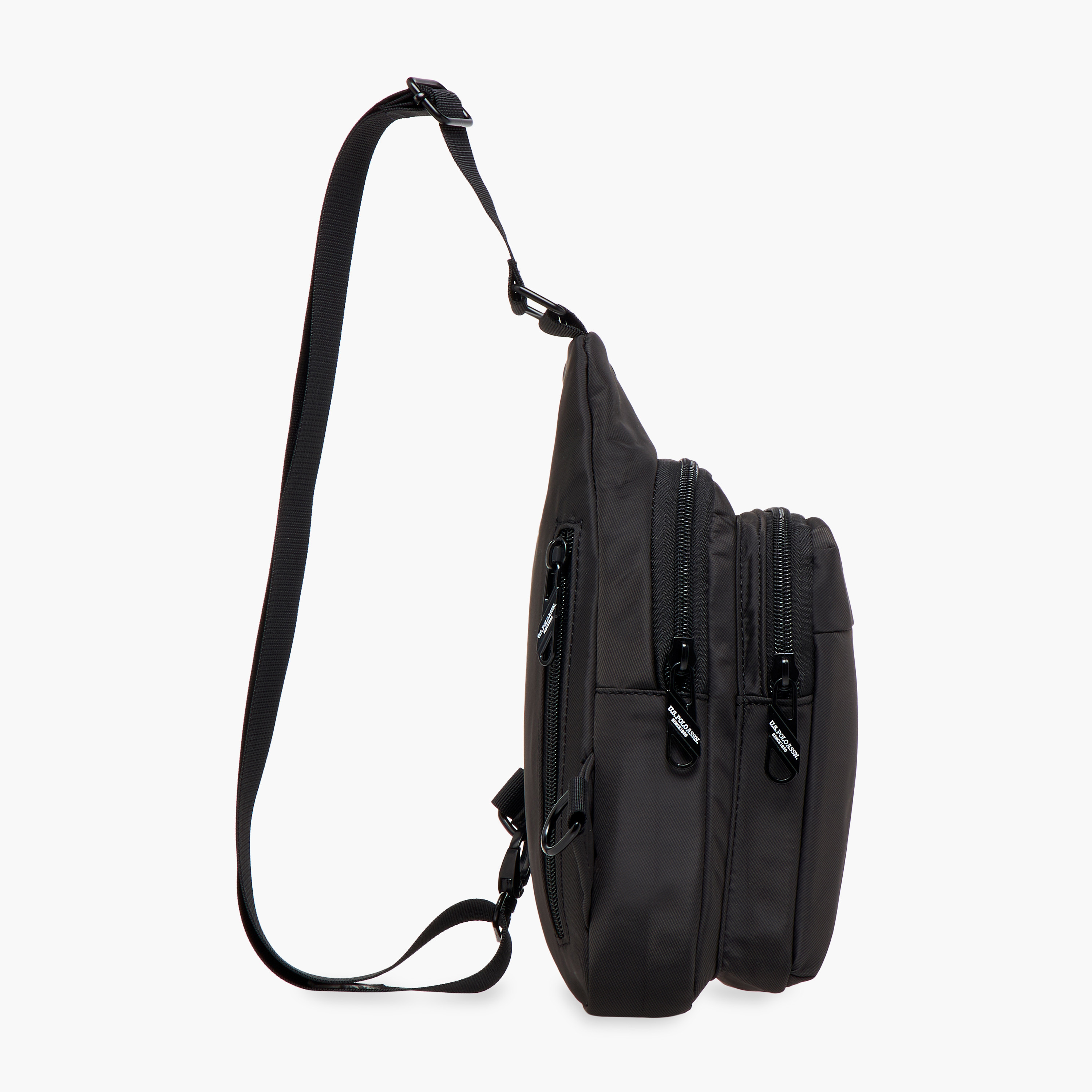 US POLO ASSN. Solid Sling Backpack with Adjustable Strap and Zip Closure - 62x43x28 cms-men-bags-image-3