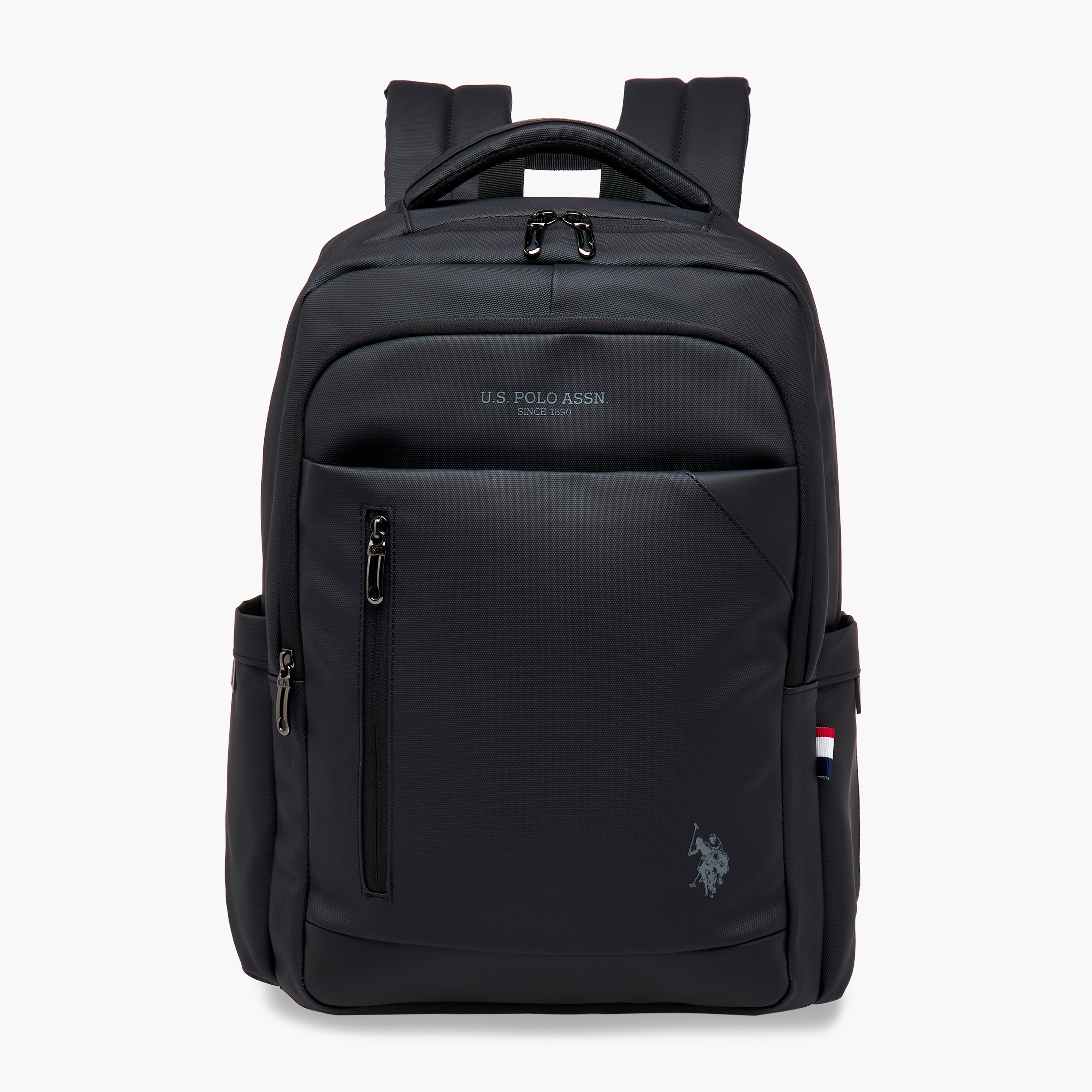 US POLO ASSN. Textured Backpack with Adjustable Straps and Zip Closure - 71x47x41 cms-school-bagsandbackpacks-backpacks-image-1