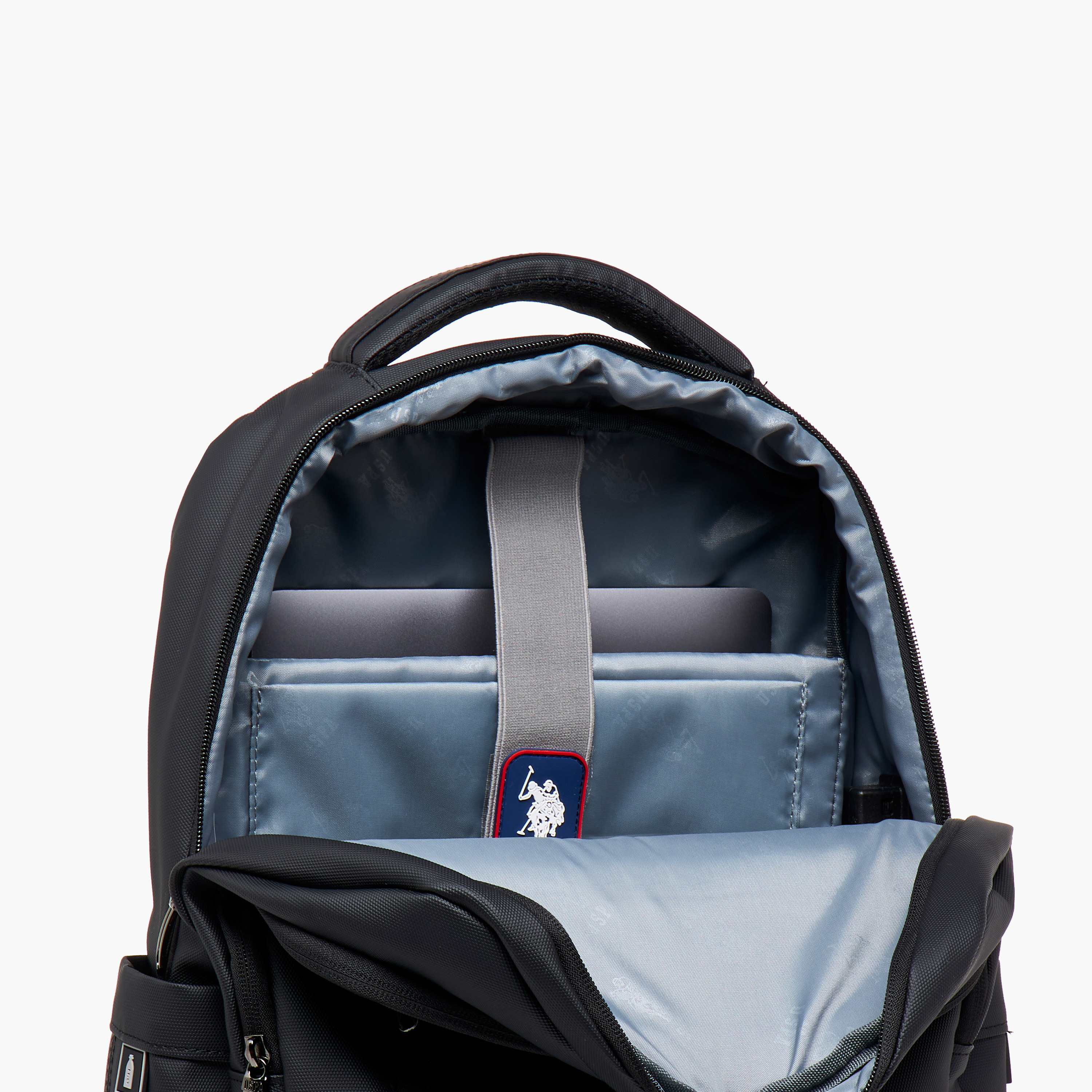 US POLO ASSN. Textured Backpack with Adjustable Straps and Zip Closure - 71x47x41 cms-school-bagsandbackpacks-backpacks-image-11