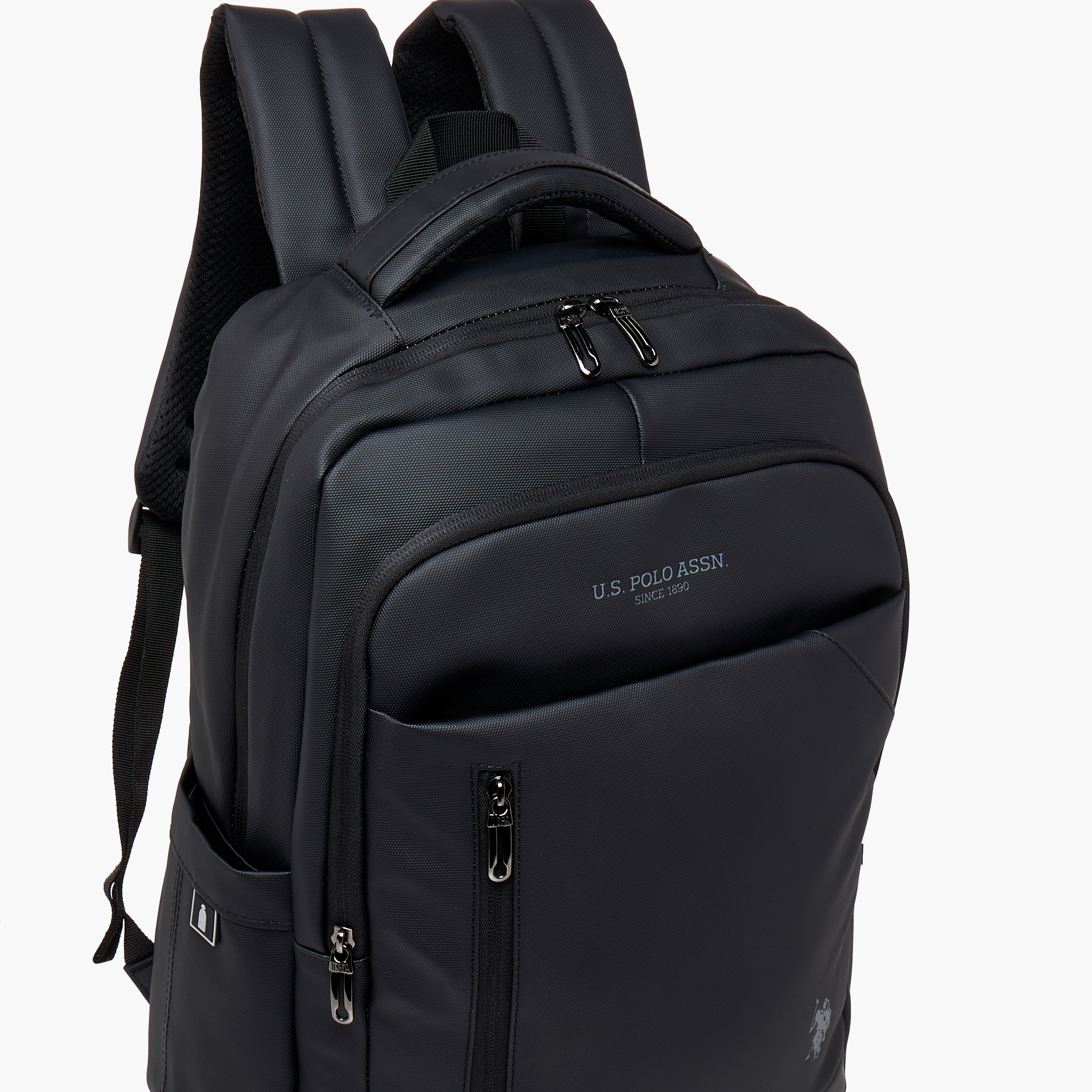 US POLO ASSN. Textured Backpack with Adjustable Straps and Zip Closure - 71x47x41 cms-school-bagsandbackpacks-backpacks-image-5