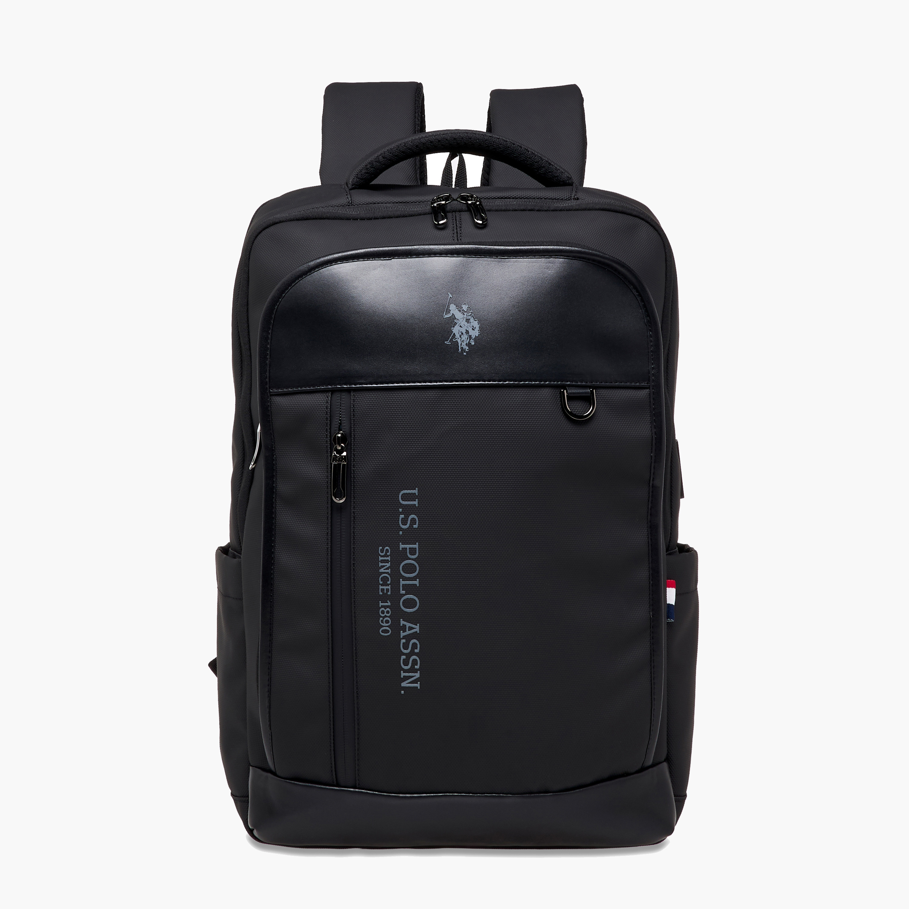 US POLO ASSN. Solid Backpack with Adjustable Straps and Zip Closure - 71x47x41 cms-school-bagsandbackpacks-backpacks-image-1