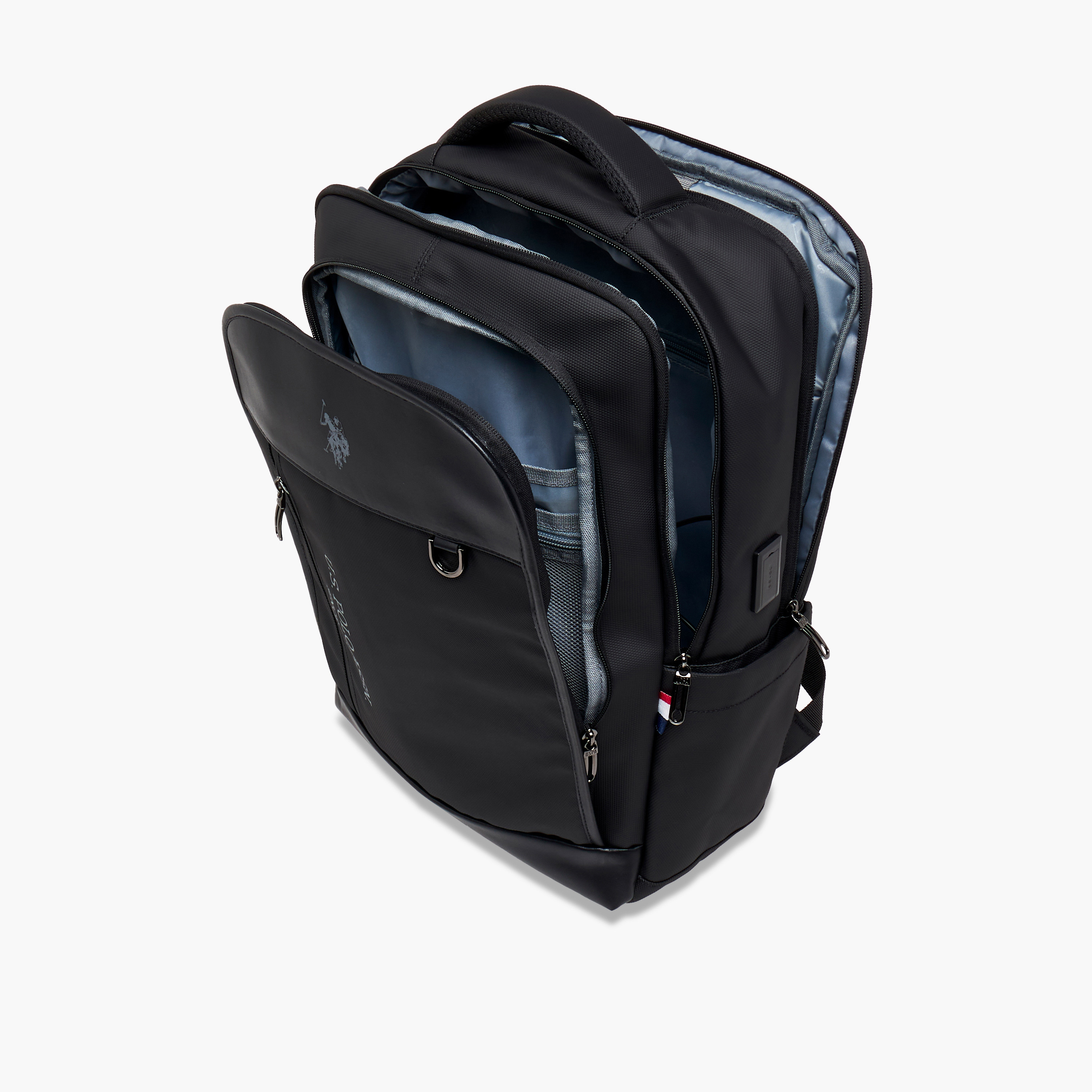 US POLO ASSN. Solid Backpack with Adjustable Straps and Zip Closure - 71x47x41 cms-school-bagsandbackpacks-backpacks-image-11