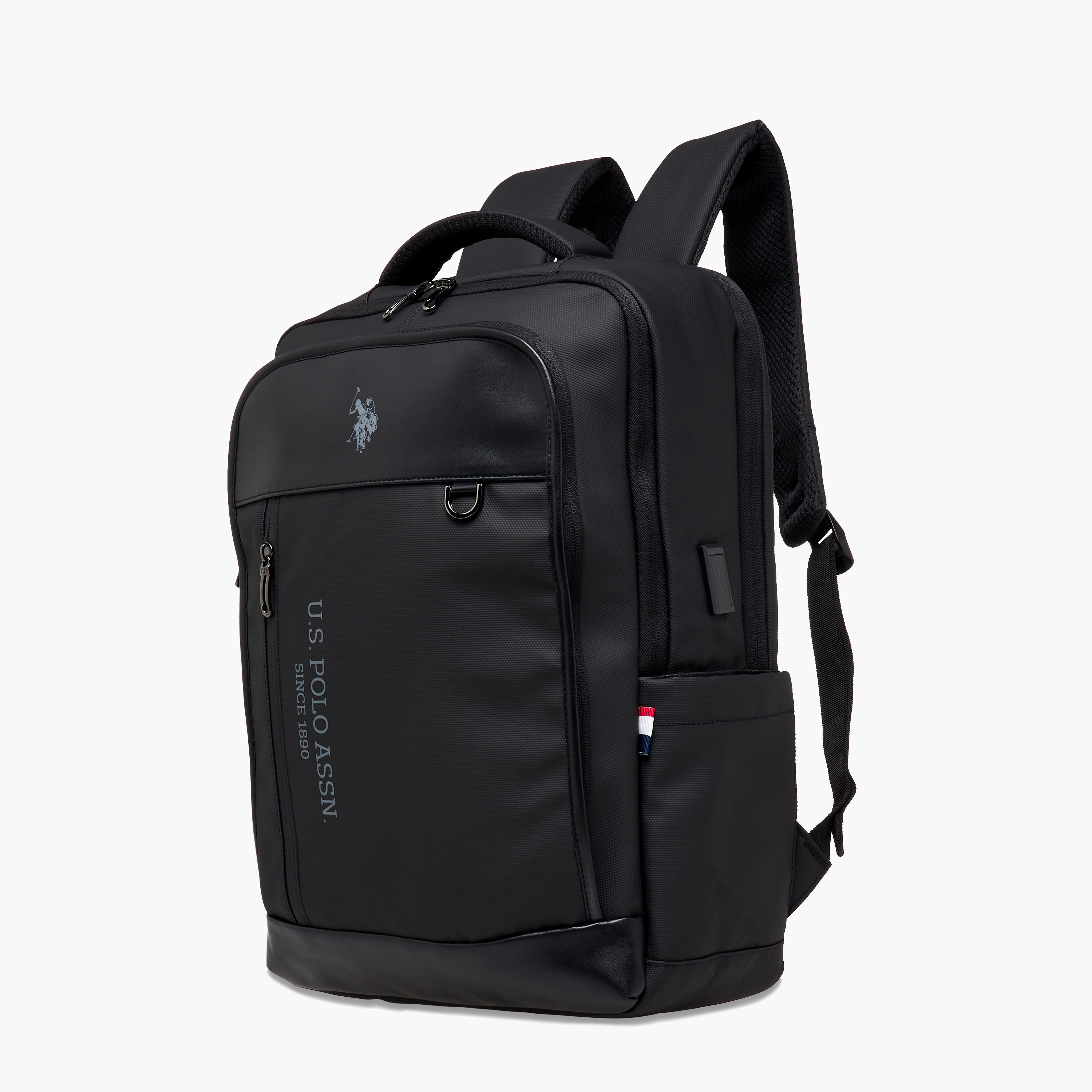 US POLO ASSN. Solid Backpack with Adjustable Straps and Zip Closure - 71x47x41 cms-school-bagsandbackpacks-backpacks-image-2