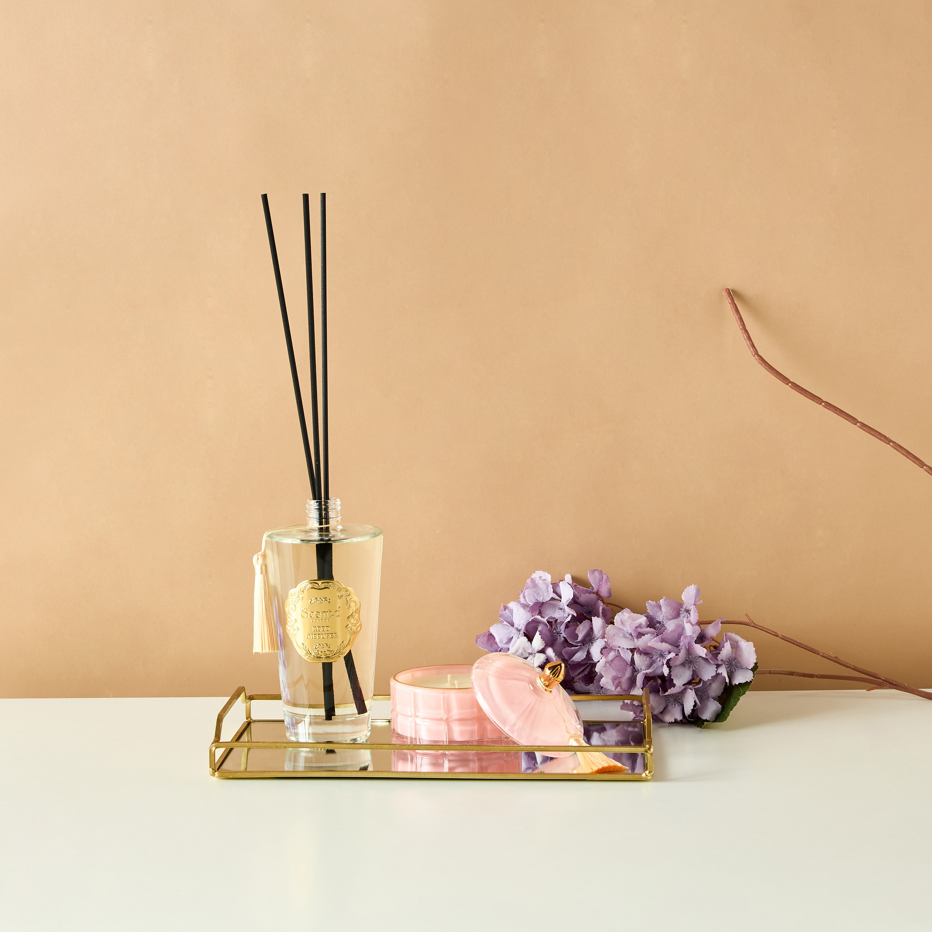 Scented London Pink lotus Scented Jar Candle - 11 cms-household-homefragrance-candles-image-6