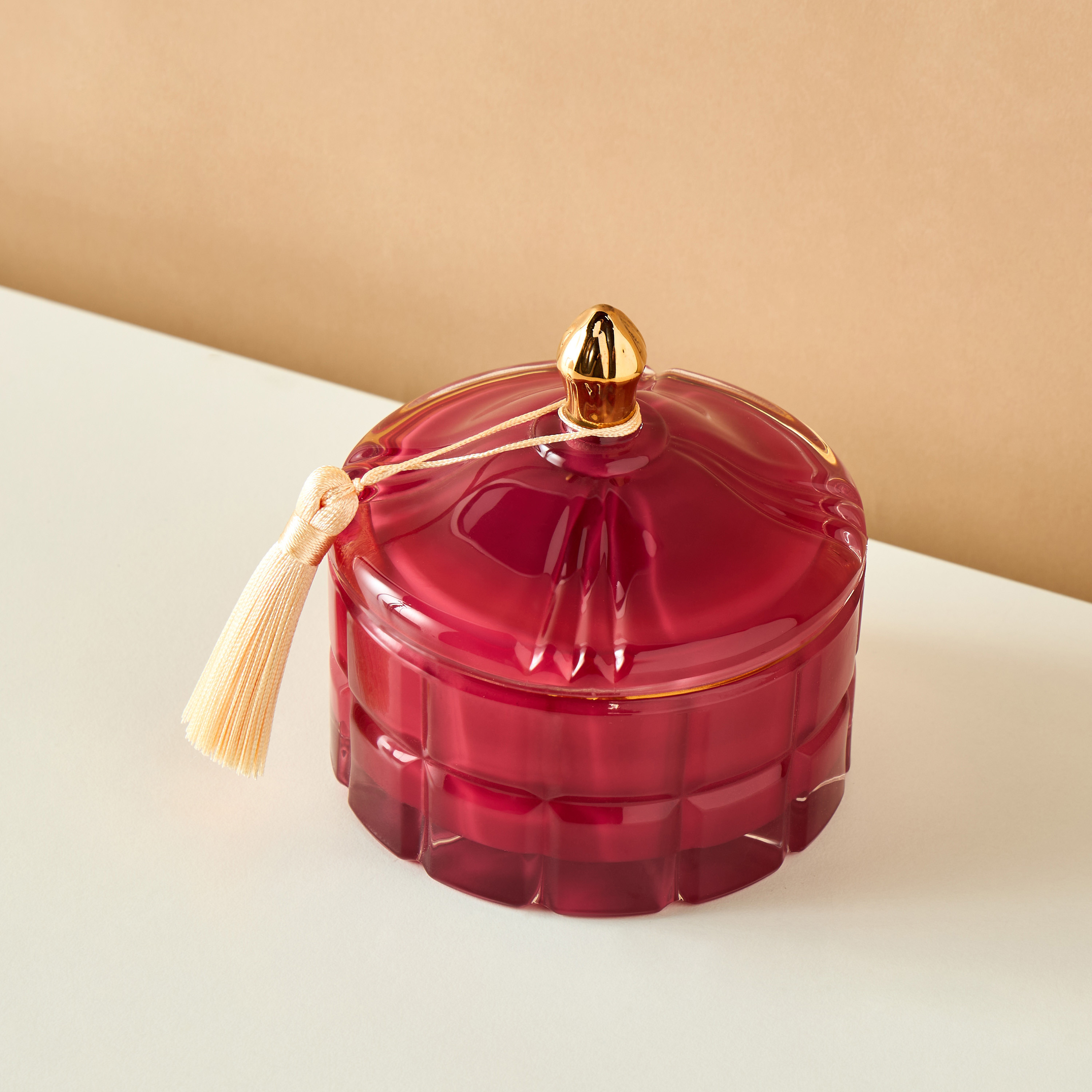Scented London Pink lotus Scented Jar Candle - 11 cms-household-homefragrance-candles-image-3