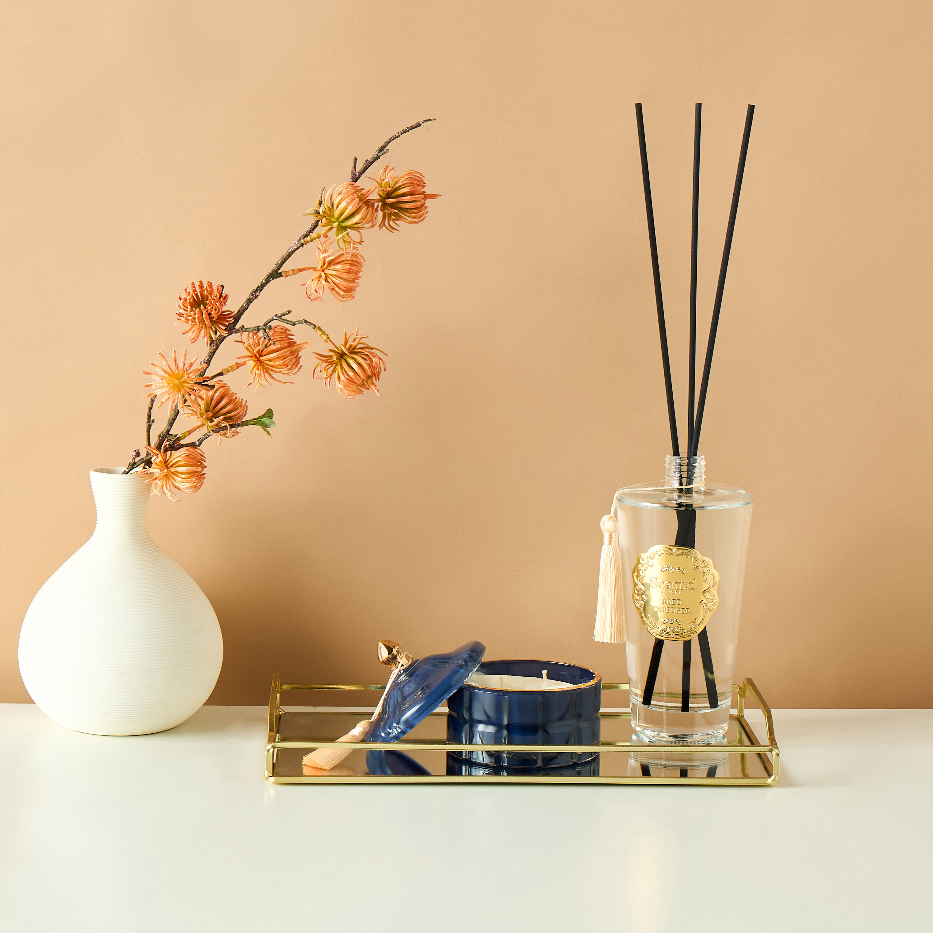 Scented London Pink lotus Scented Jar Candle - 11 cms-household-homefragrance-candles-image-7