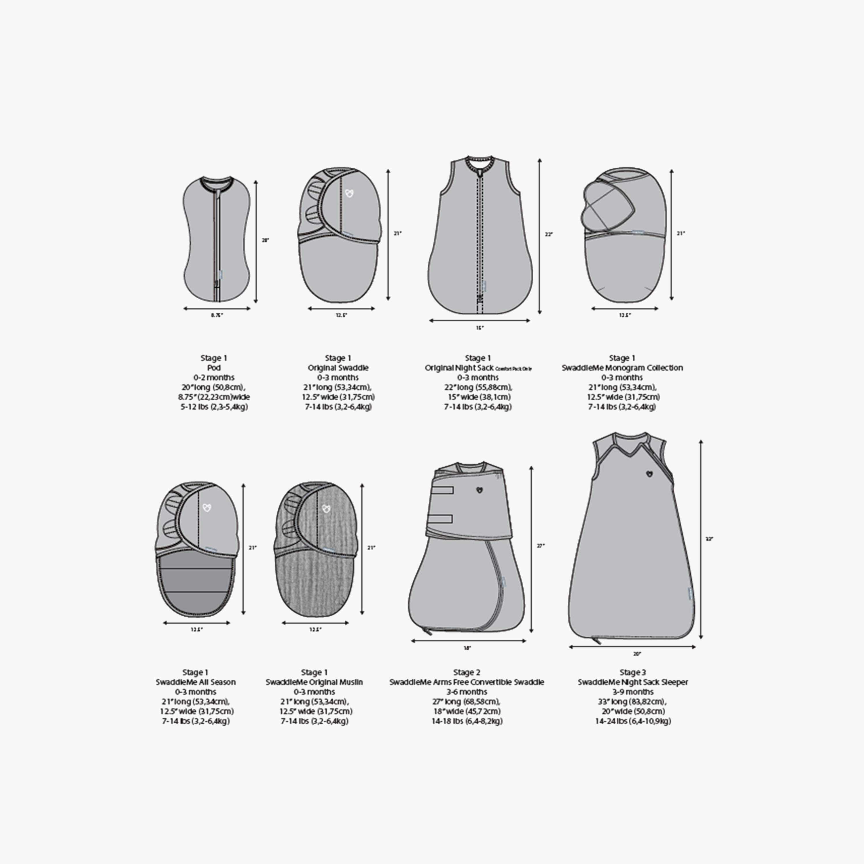 قماط نوم أطفال بطبعات فيل من جونيورز - 0-3 شهور-baby-nursery-blanketsandswaddles-swaddlesandsleepingbags-image-1