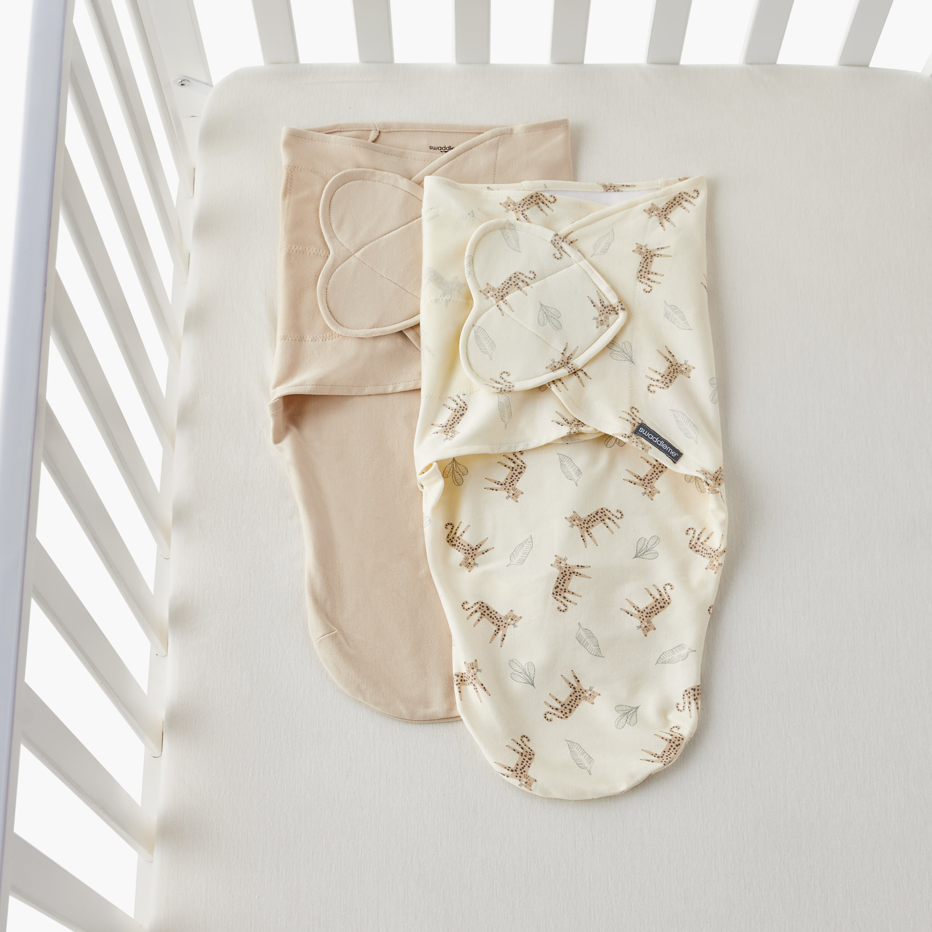 Juniors Baby Sleeping Bag with Hook and Loop Closure, 0-3 Months, Set of 2-baby-nursery-blanketsandswaddles-swaddlesandsleepingbags-image-1