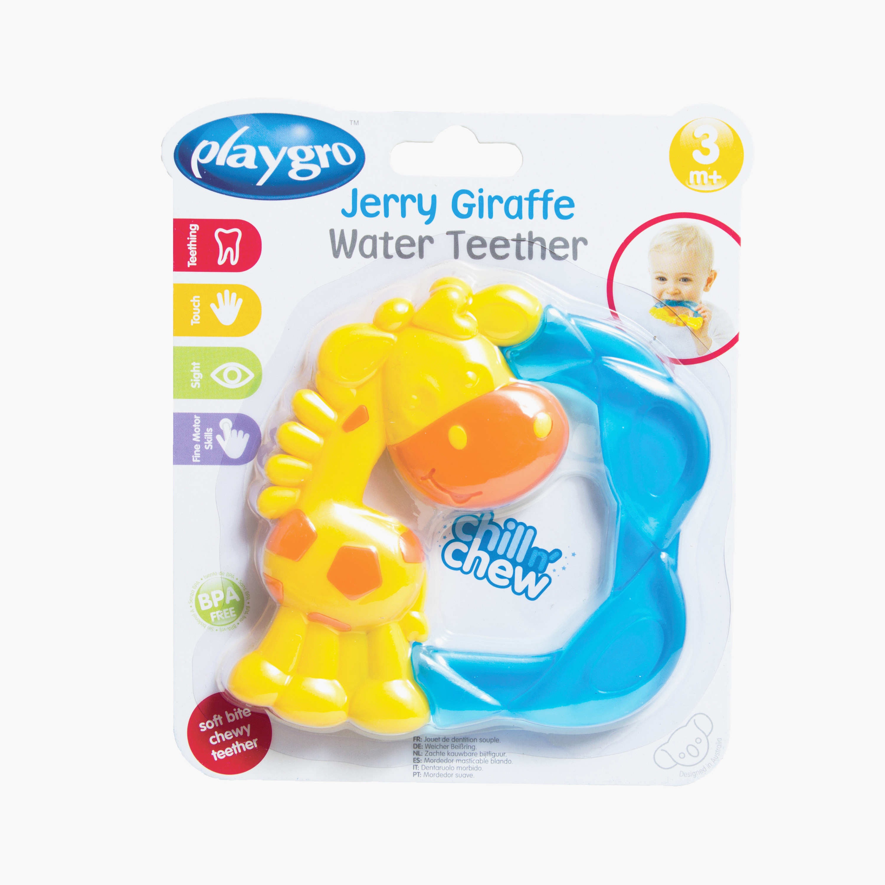 Playgro Jerry Giraffe Water Teether-toys-babyandtoddlertoys-rattlesandteethers-image-2