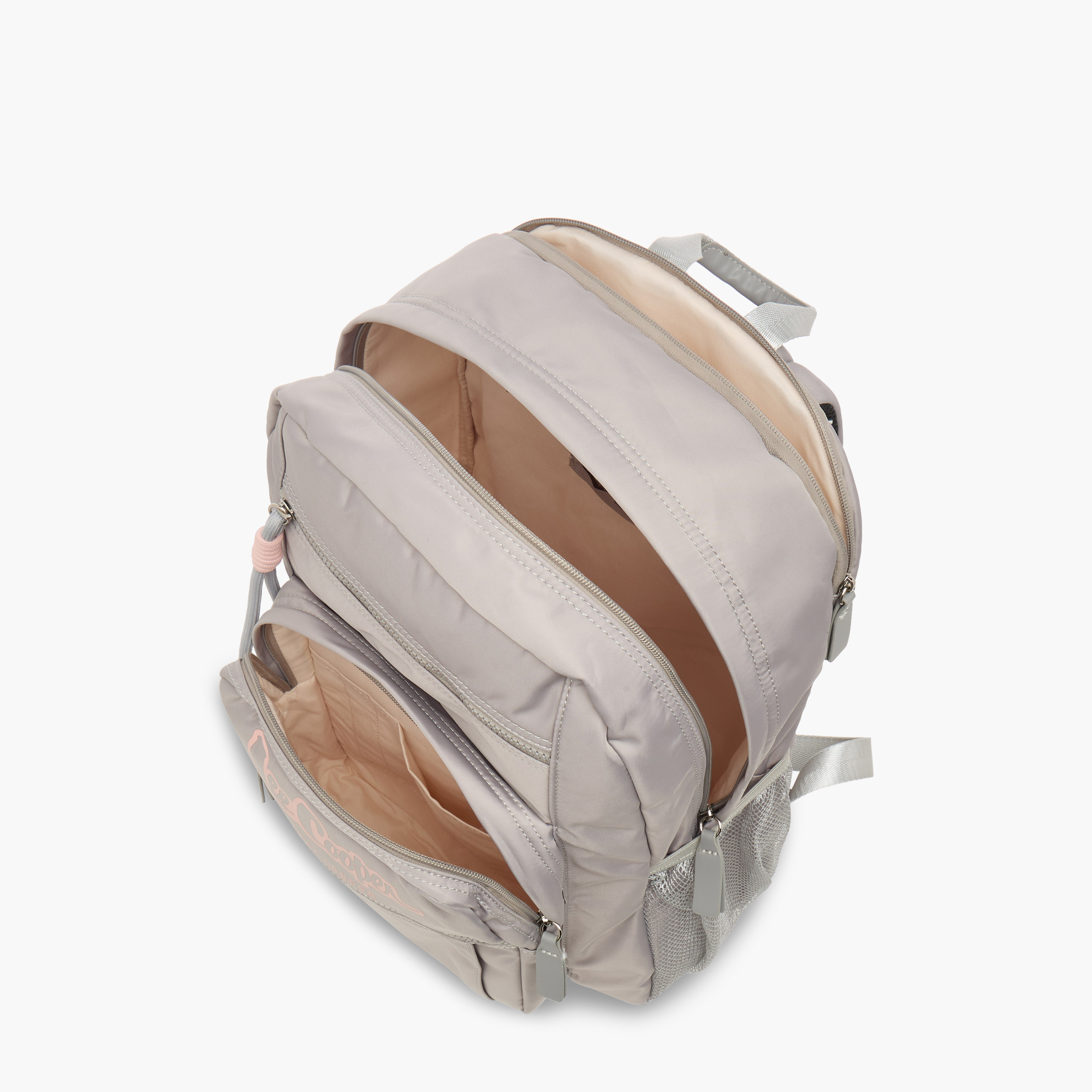 Lee Cooper Logo Print School Backpack with Adjustable Straps and Zip Closure - 32x13x42 cm-school-bagsandbackpacks-backpacks-image-6