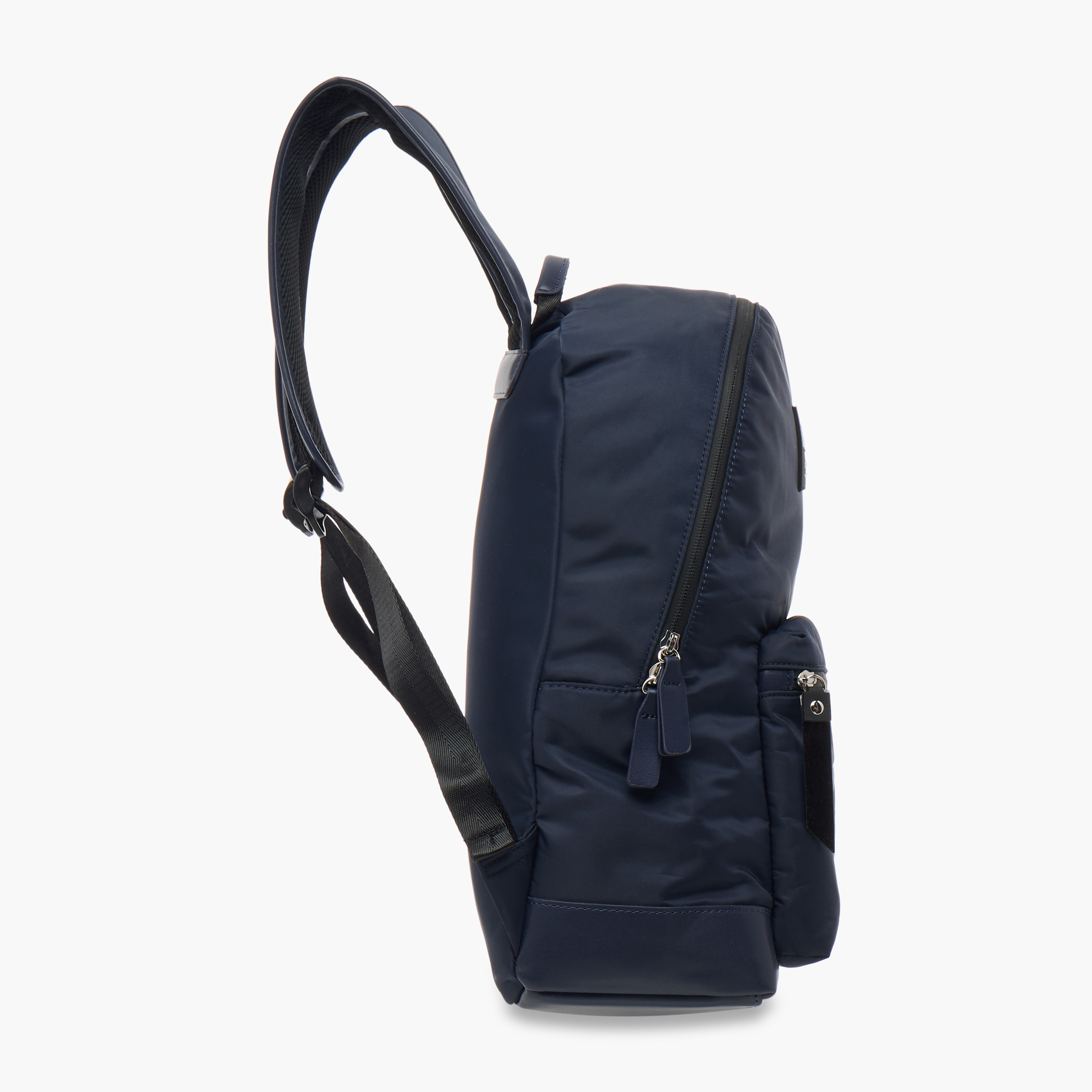 Lee Cooper Solid School Backpack with Adjustable Straps and Zip Closure - 30x13x41 cm-women-bagsandwallets-backpacks-image-3