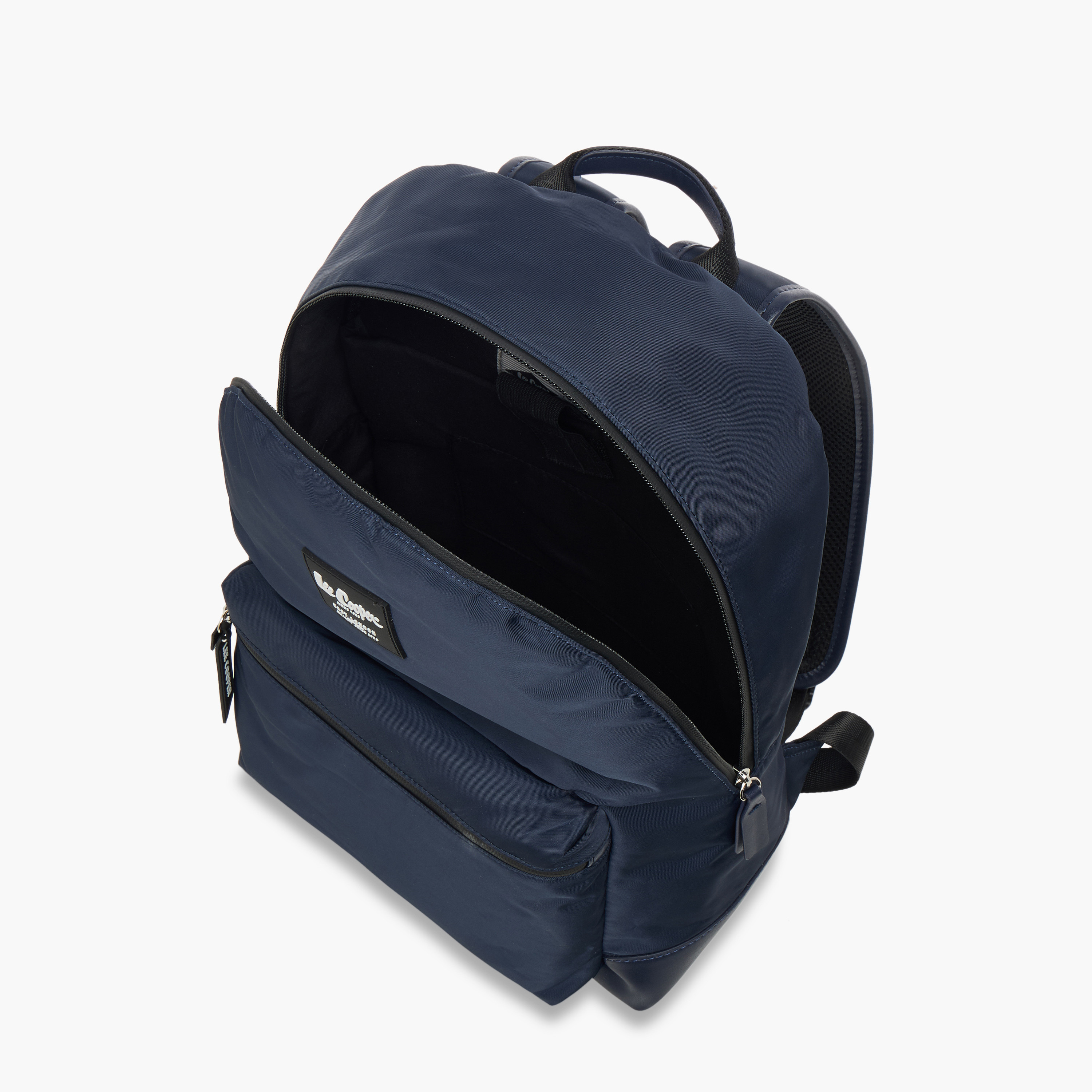 Lee Cooper Solid School Backpack with Adjustable Straps and Zip Closure - 30x13x41 cm-women-bagsandwallets-backpacks-image-7