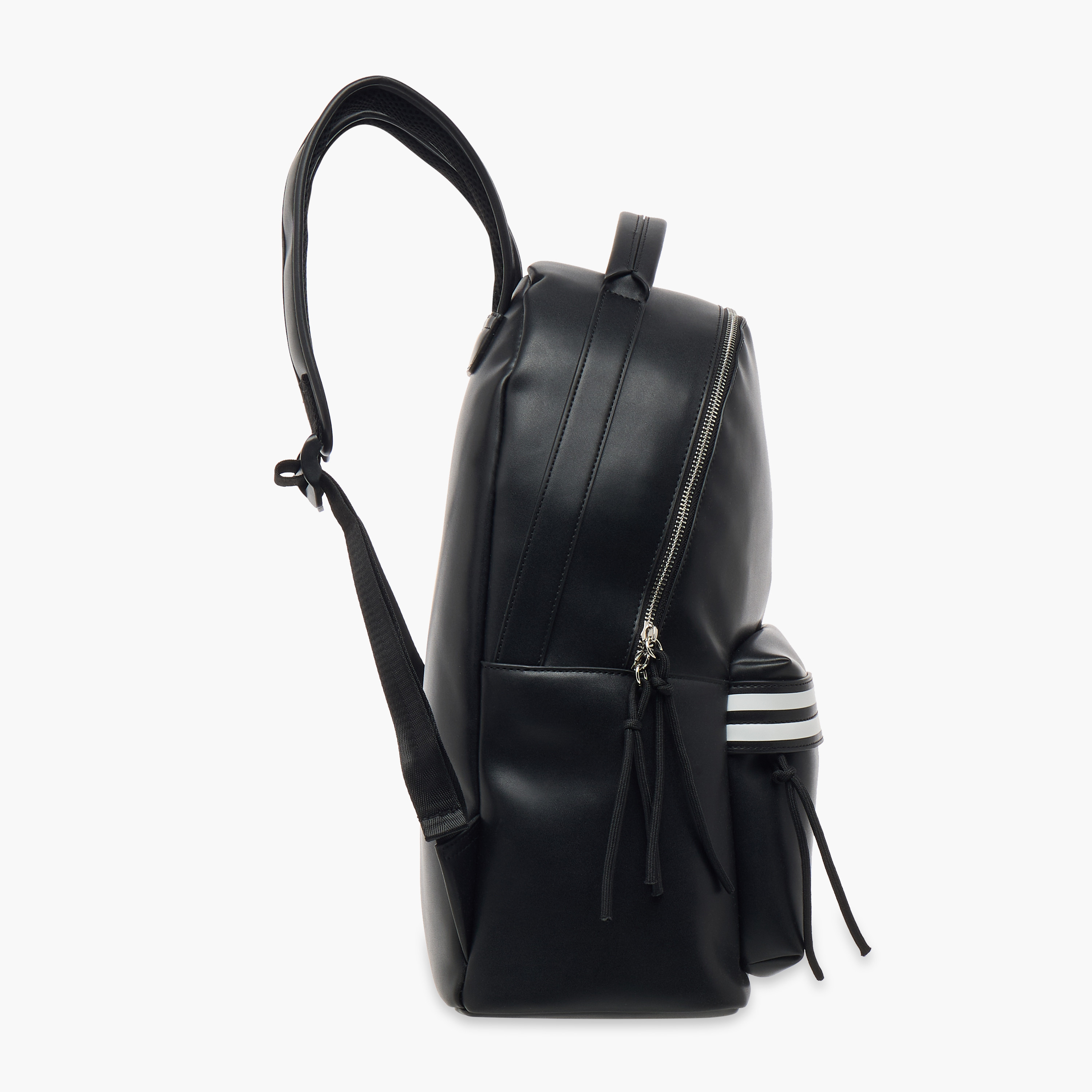 Lee Cooper Solid School Backpack with Adjustable Straps and Zip Closure - 32x16x41 cm-women-bagsandwallets-backpacks-image-3