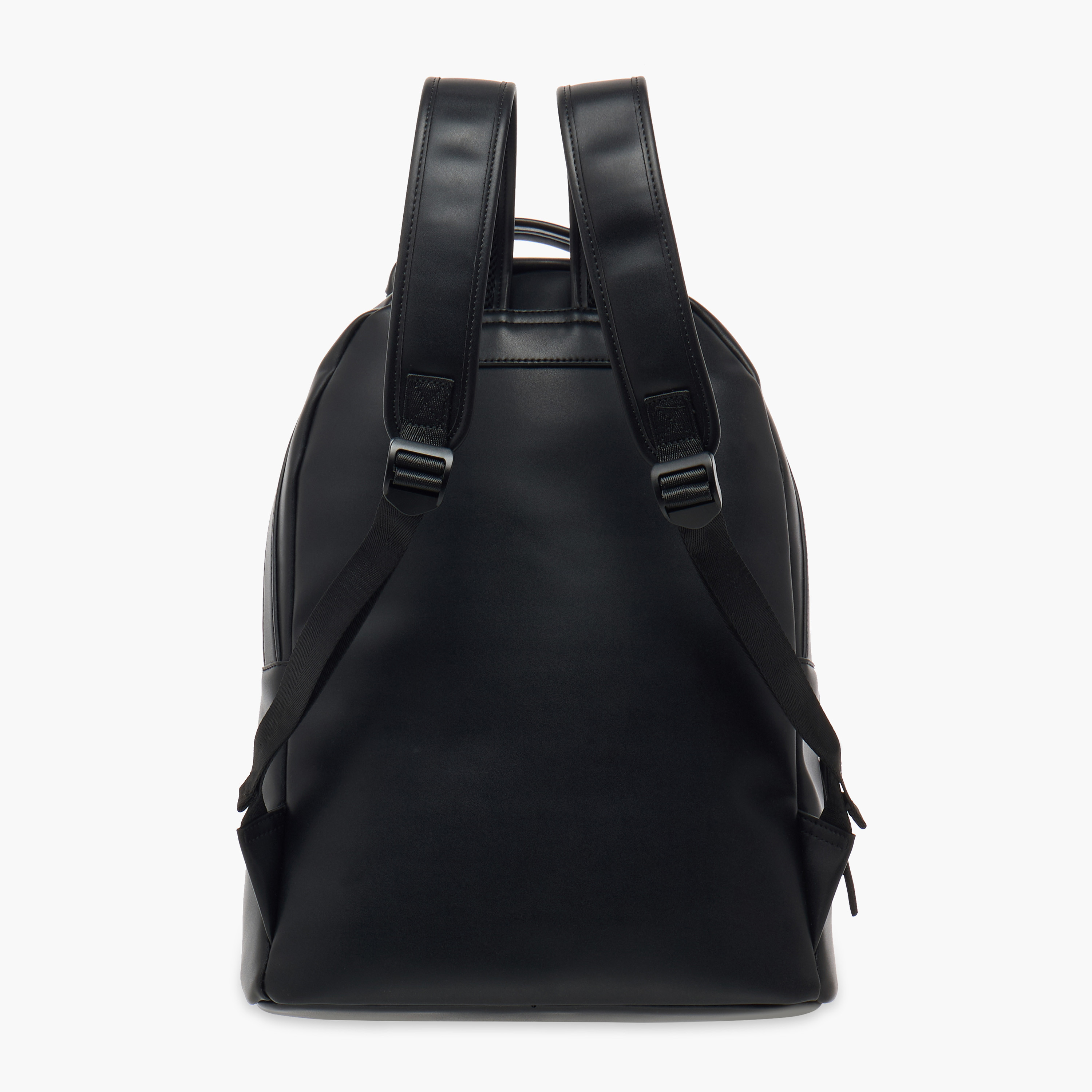 Lee Cooper Solid School Backpack with Adjustable Straps and Zip Closure - 32x16x41 cm-women-bagsandwallets-backpacks-image-4
