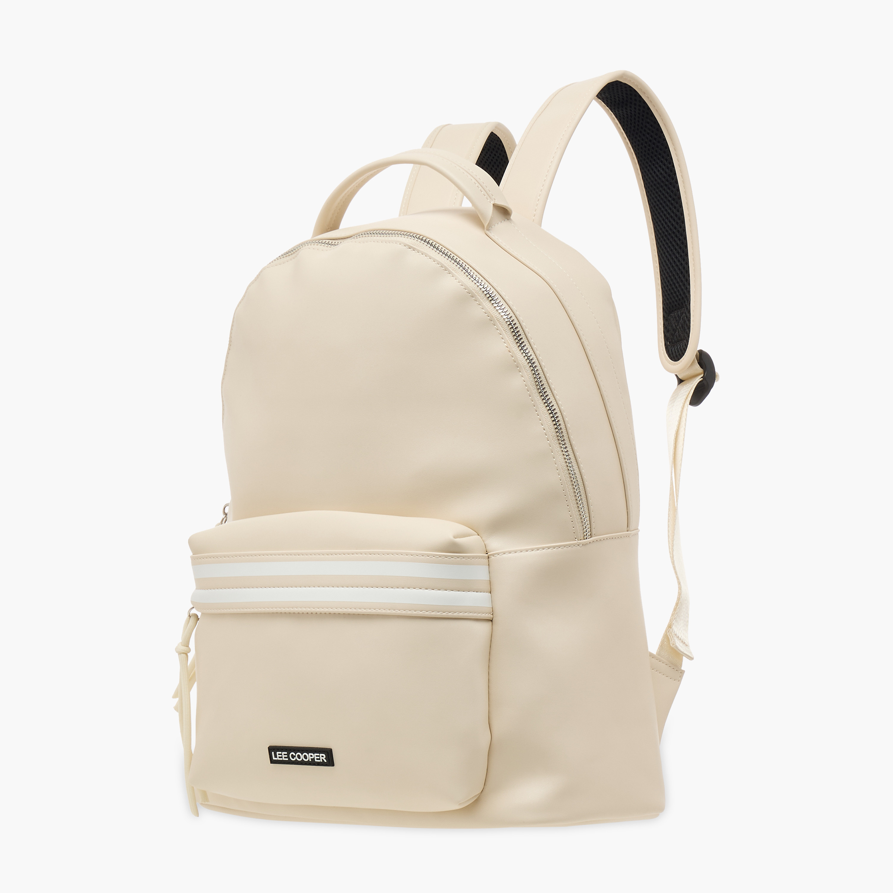 Lee Cooper Solid School Backpack with Adjustable Straps and Zip Closure - 32x16x41 cm-men-bags-image-2