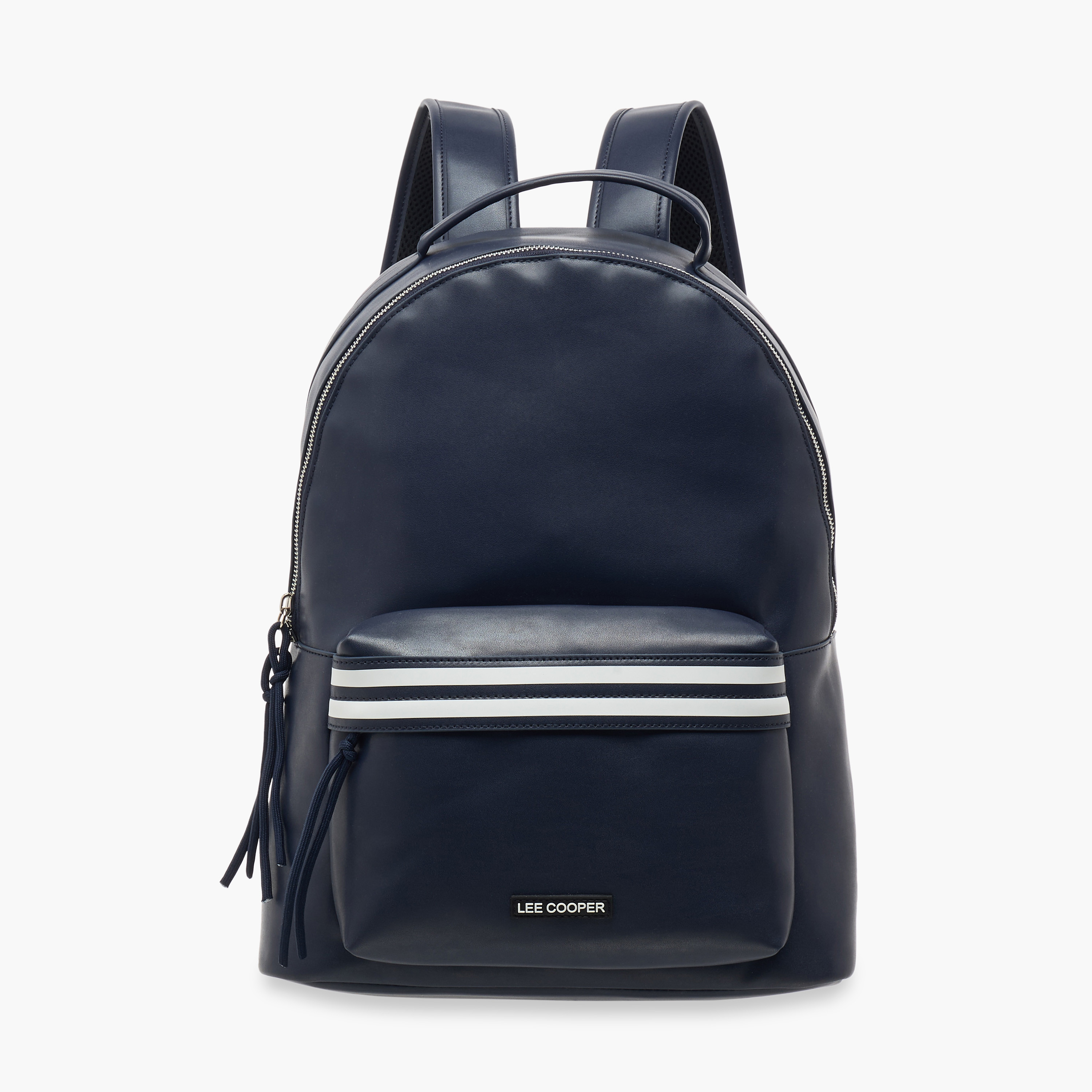 Lee Cooper Solid School Backpack with Adjustable Straps and Zip Closure - 32x16x41 cm-men-bags-image-1