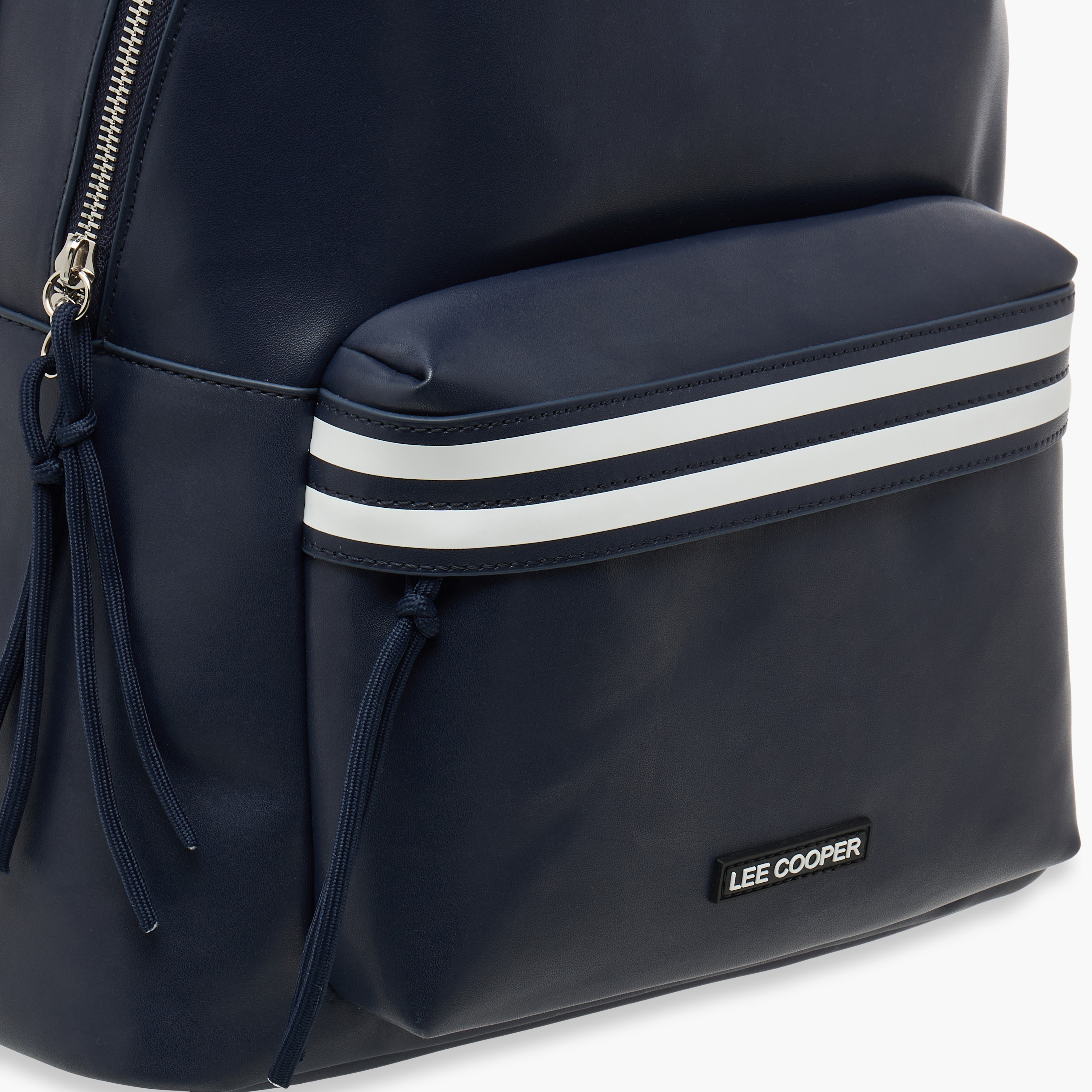 Lee Cooper Solid School Backpack with Adjustable Straps and Zip Closure - 32x16x41 cm-men-bags-image-6