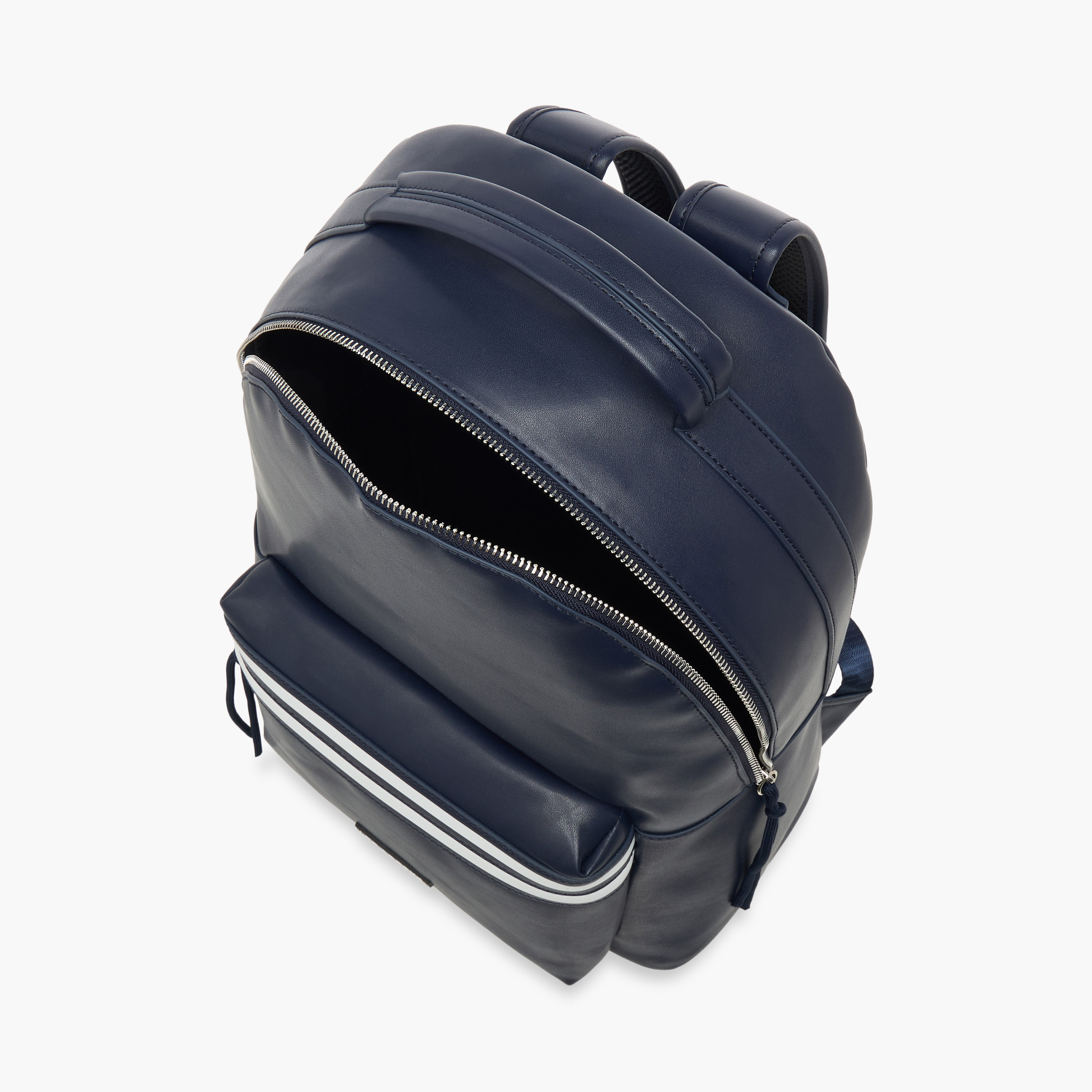 Lee Cooper Solid School Backpack with Adjustable Straps and Zip Closure - 32x16x41 cm-men-bags-image-7