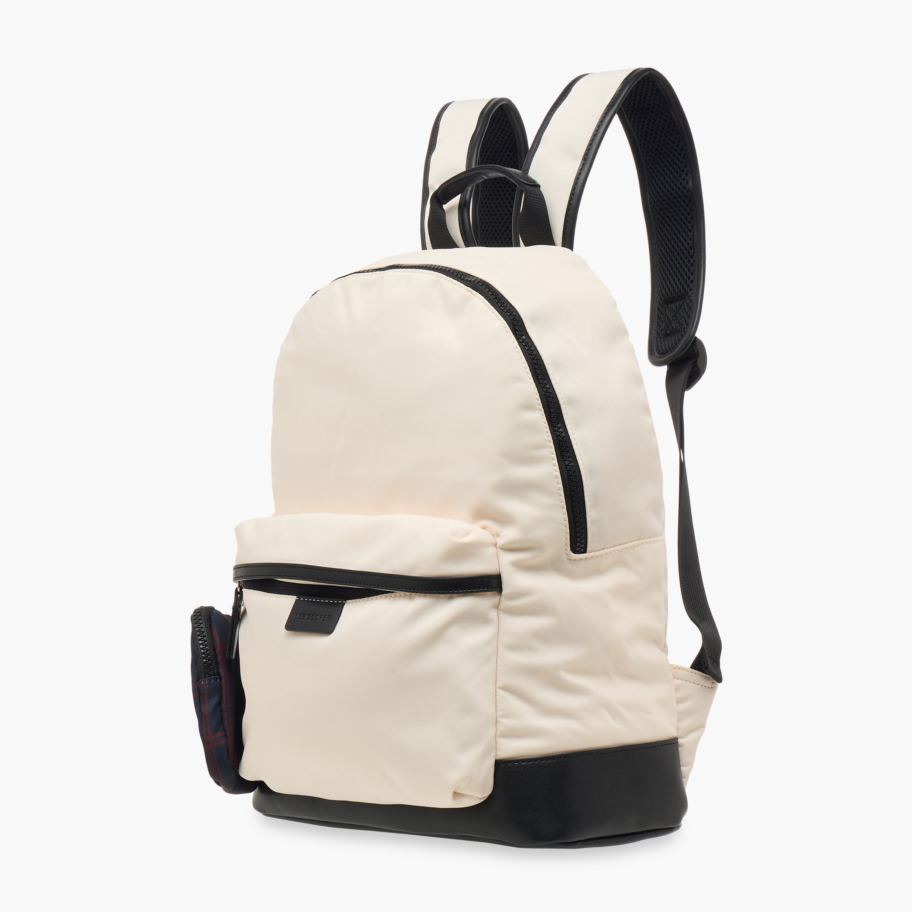 شنطة ظهر مدرسية سادة بسحاب إغلاق وشنطة صغيرة من لي كوبر - 31x15x41 سم-women-bagsandwallets-backpacks-image-6