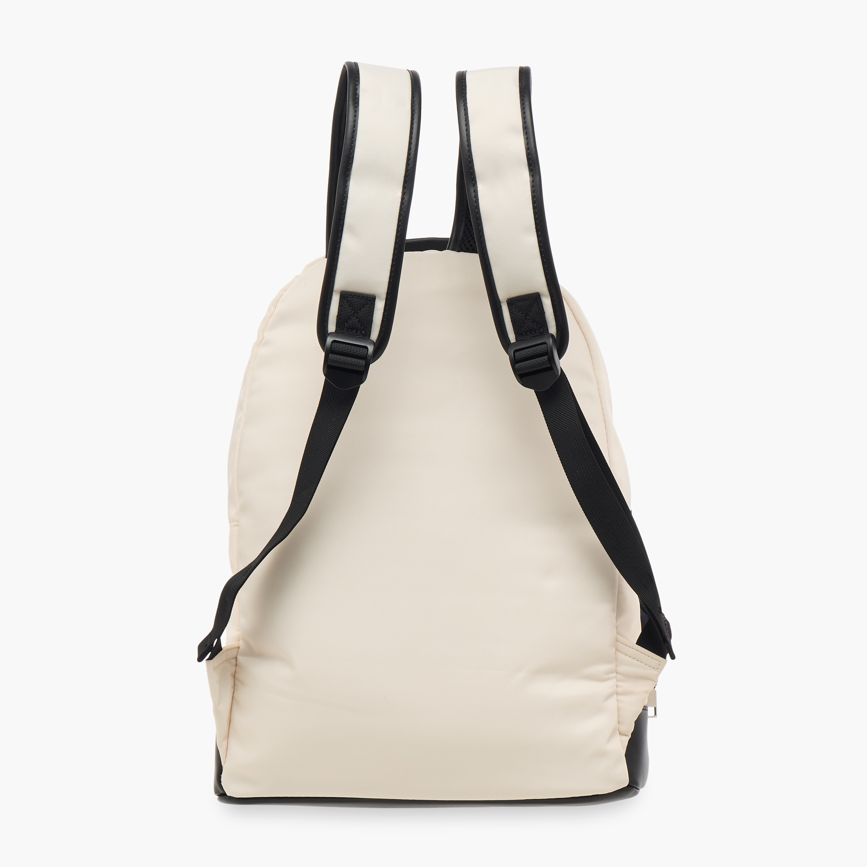 شنطة ظهر مدرسية سادة بسحاب إغلاق وشنطة صغيرة من لي كوبر - 31x15x41 سم-women-bagsandwallets-backpacks-image-4