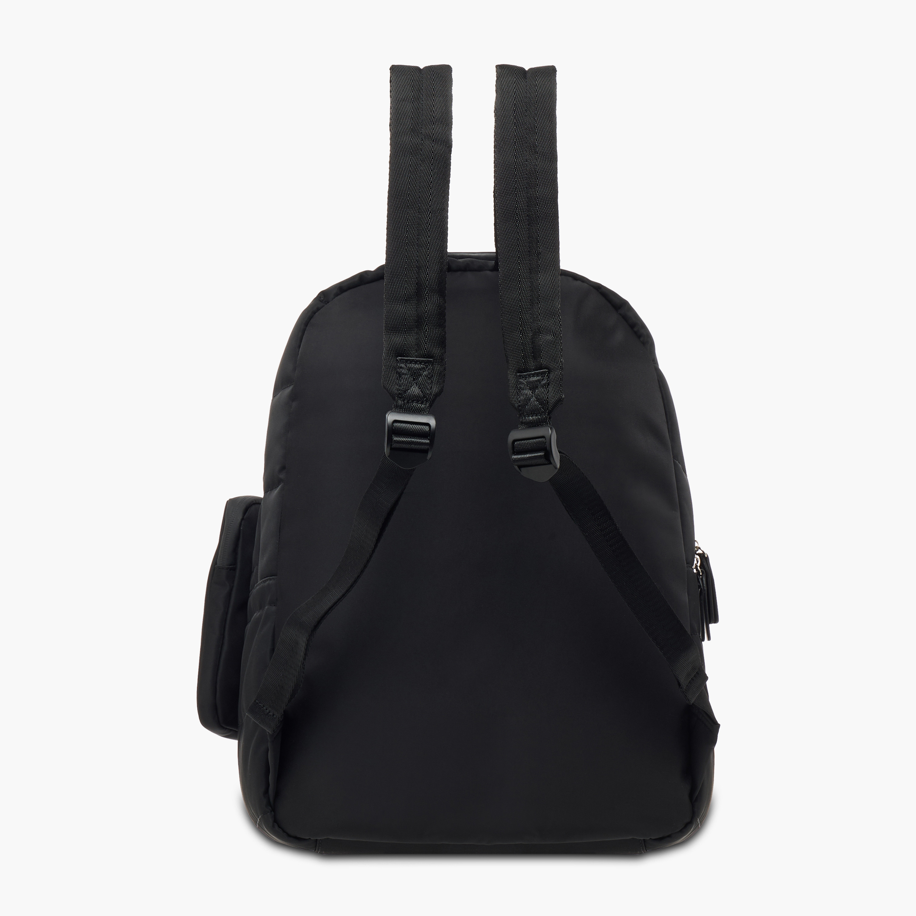 شنطة ظهر مدرسية سادة بسحاب إغلاق وشنطة صغيرة من لي كوبر - 31x14x42 سم-women-bagsandwallets-backpacks-image-4