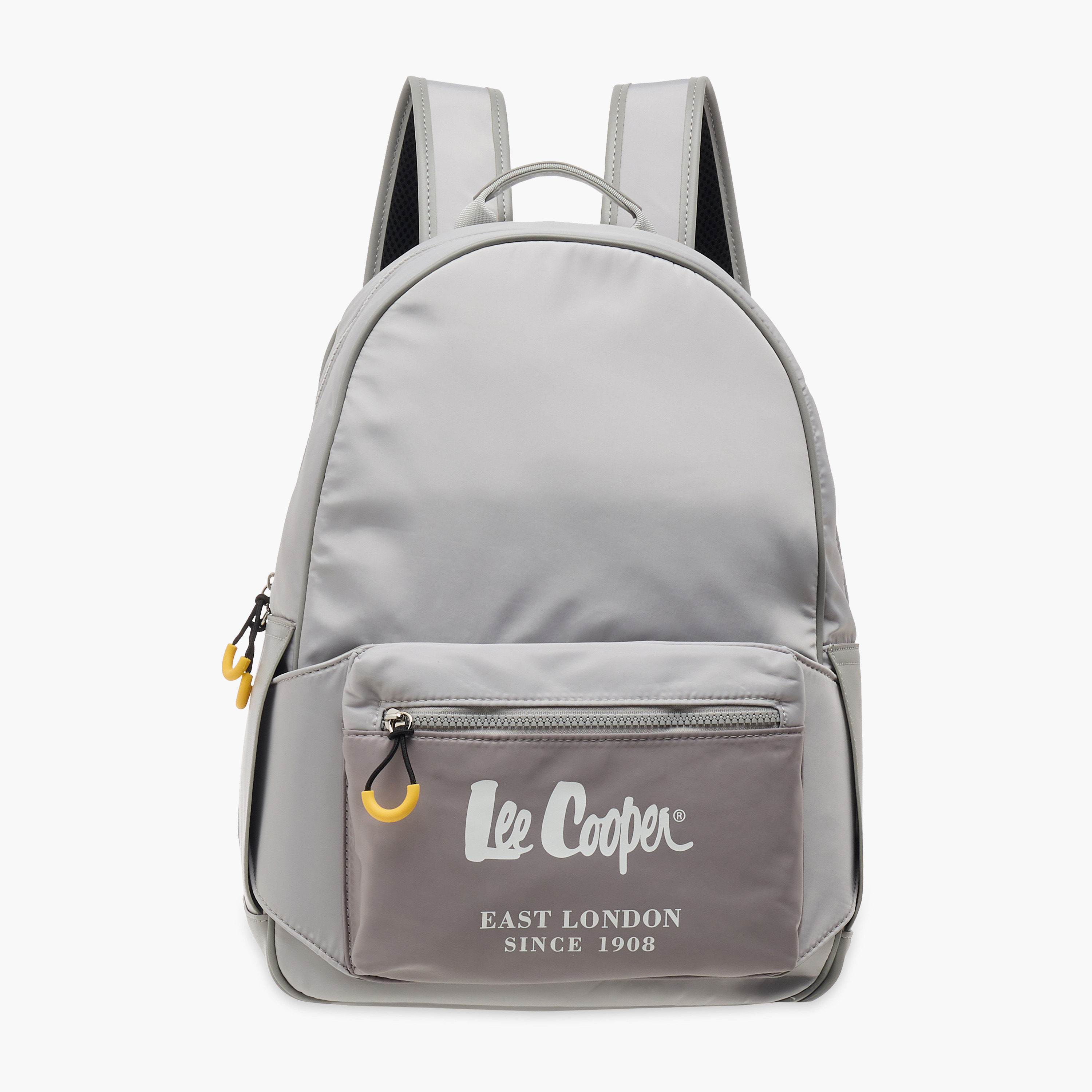 شنطة ظهر مدرسية سادة بأحزمة قابلة للتعديل وسحاب إغلاق من لي كوبر - 30x13x41 سم-women-bagsandwallets-backpacks-image-1
