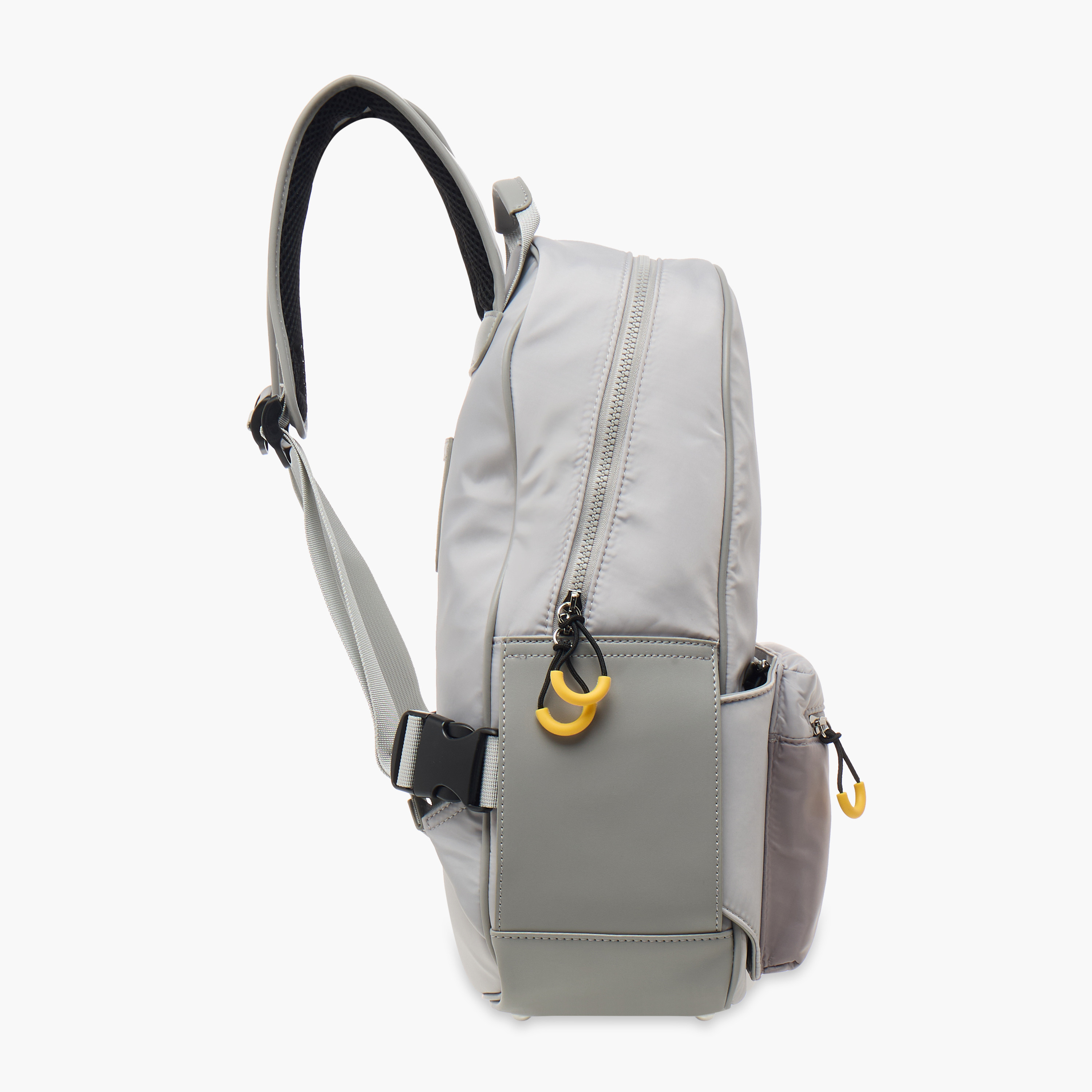 Lee Cooper Solid School Backpack with Adjustable Straps and Zip Closure - 30x13x41 cm-women-bagsandwallets-backpacks-image-3