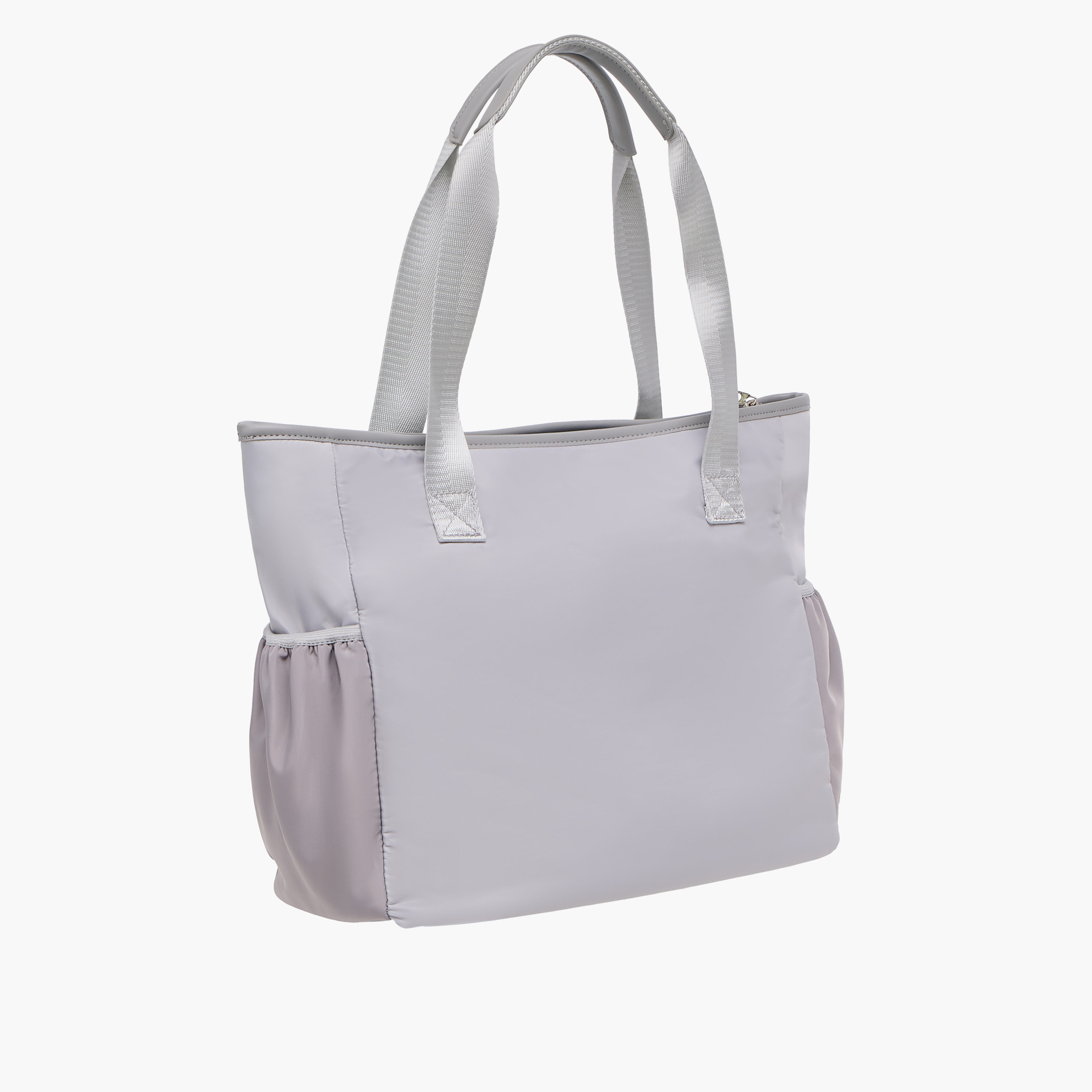 Lee Cooper Colourblock Tote Bag with Double Handle and Zip Closure-women-bagsandwallets-handbags-image-4