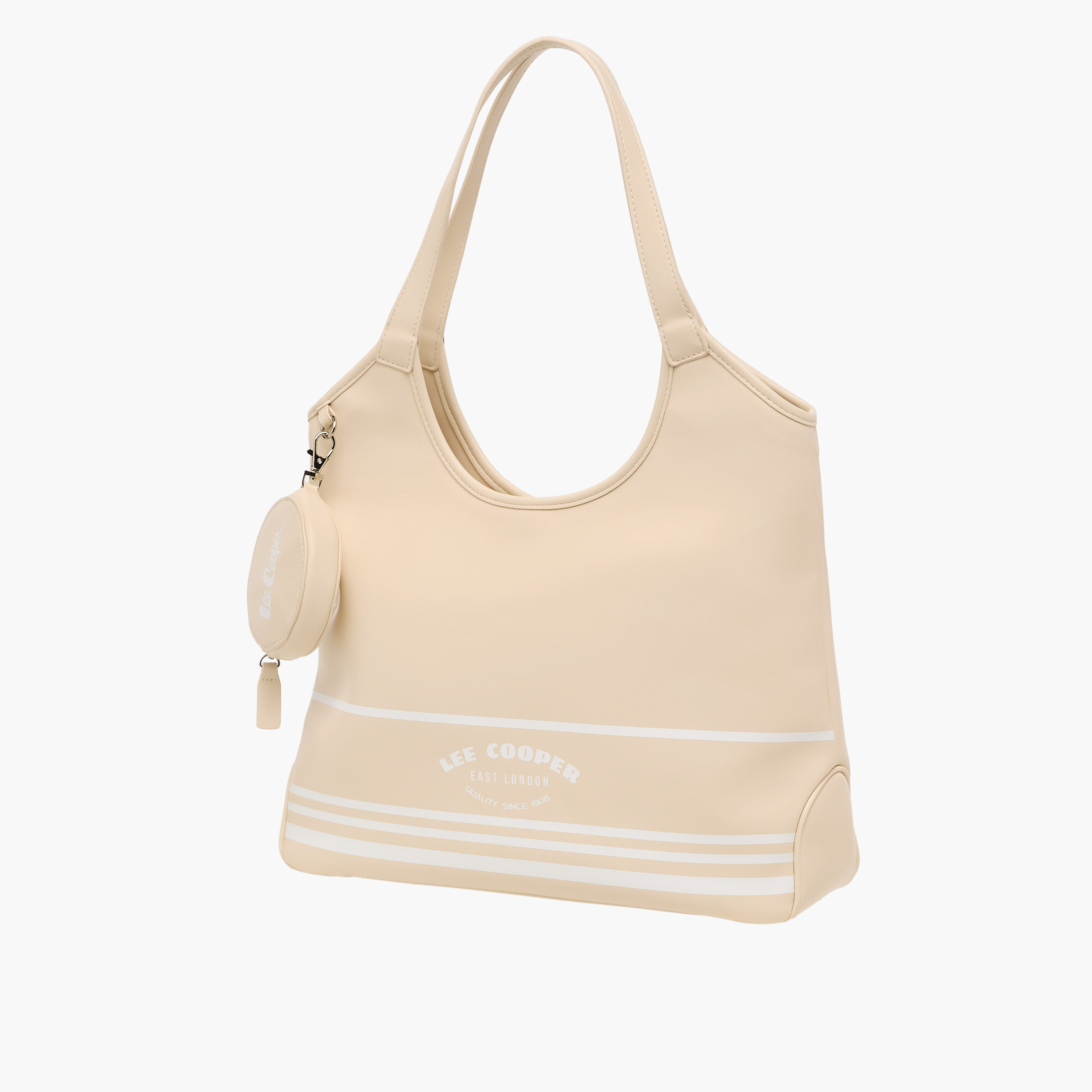 Lee Cooper Printed Tote Bag with Coin Purse and Zip Closure-women-bagsandwallets-handbags-image-3