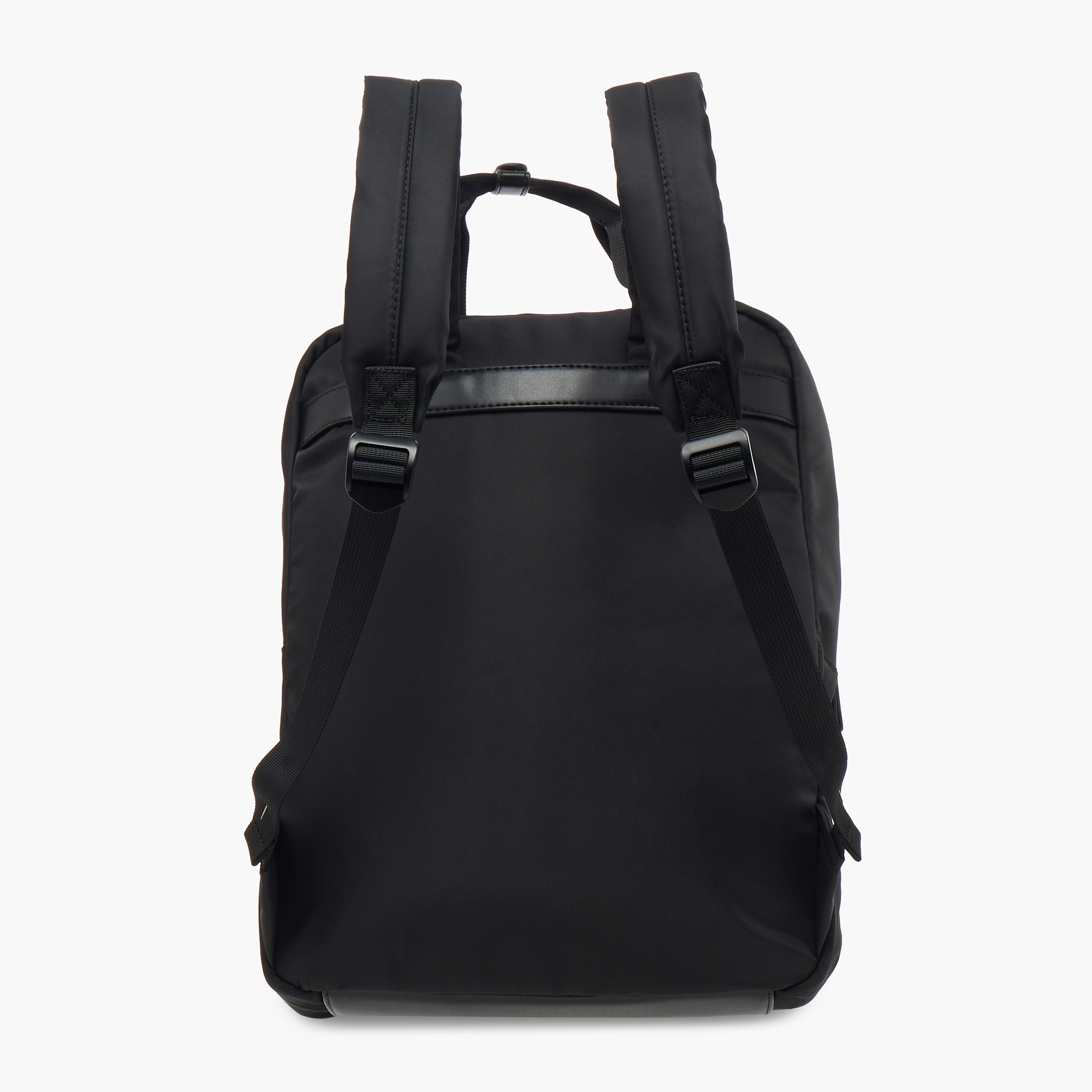 Lee Cooper Logo Print School Backpack with Pencil Case and Drawstring Pouch-women-bagsandwallets-backpacks-image-5
