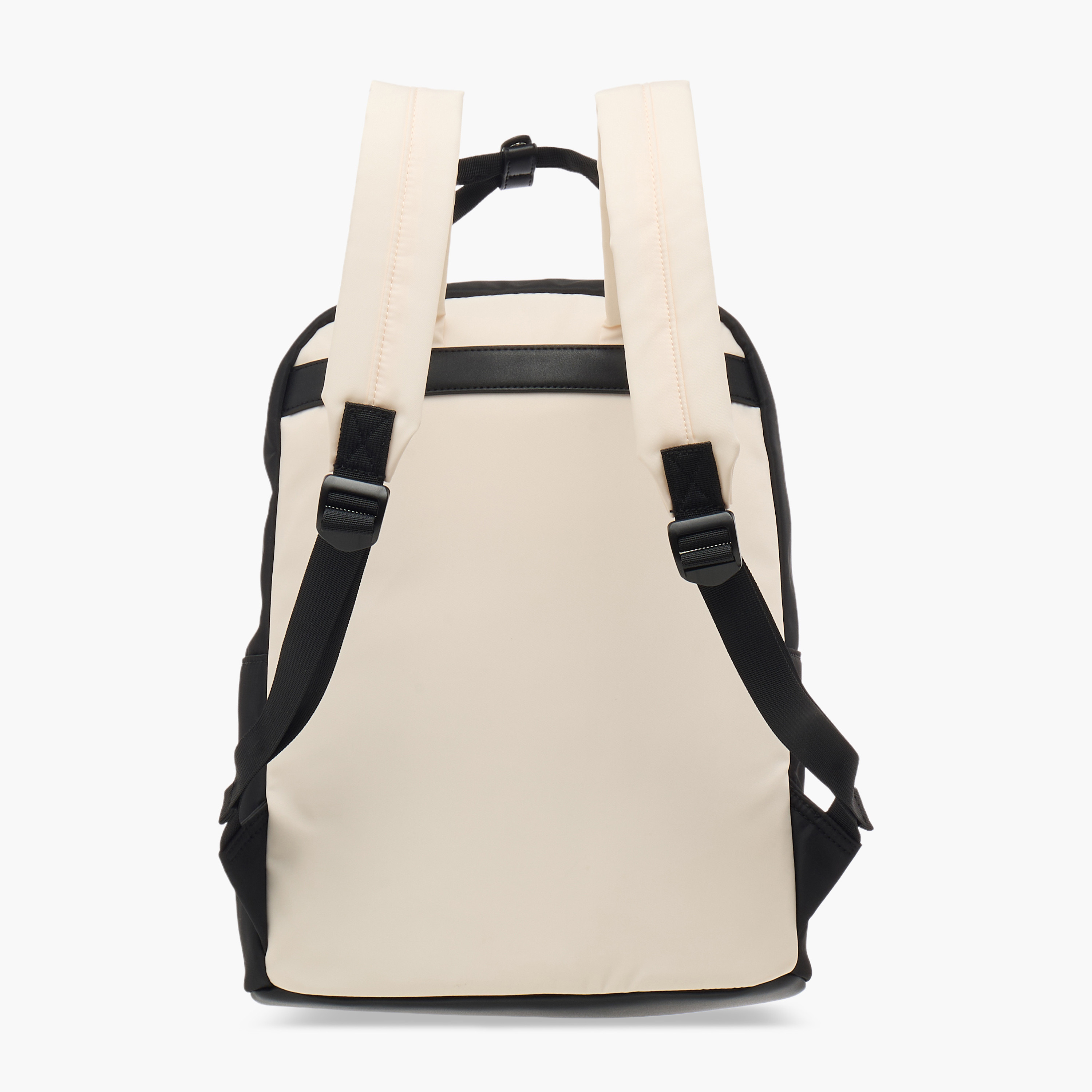 Lee Cooper Colourblock School Backpack with Adjustable Straps and Zip Closure - 31x13x38 cm-women-bagsandwallets-backpacks-image-4