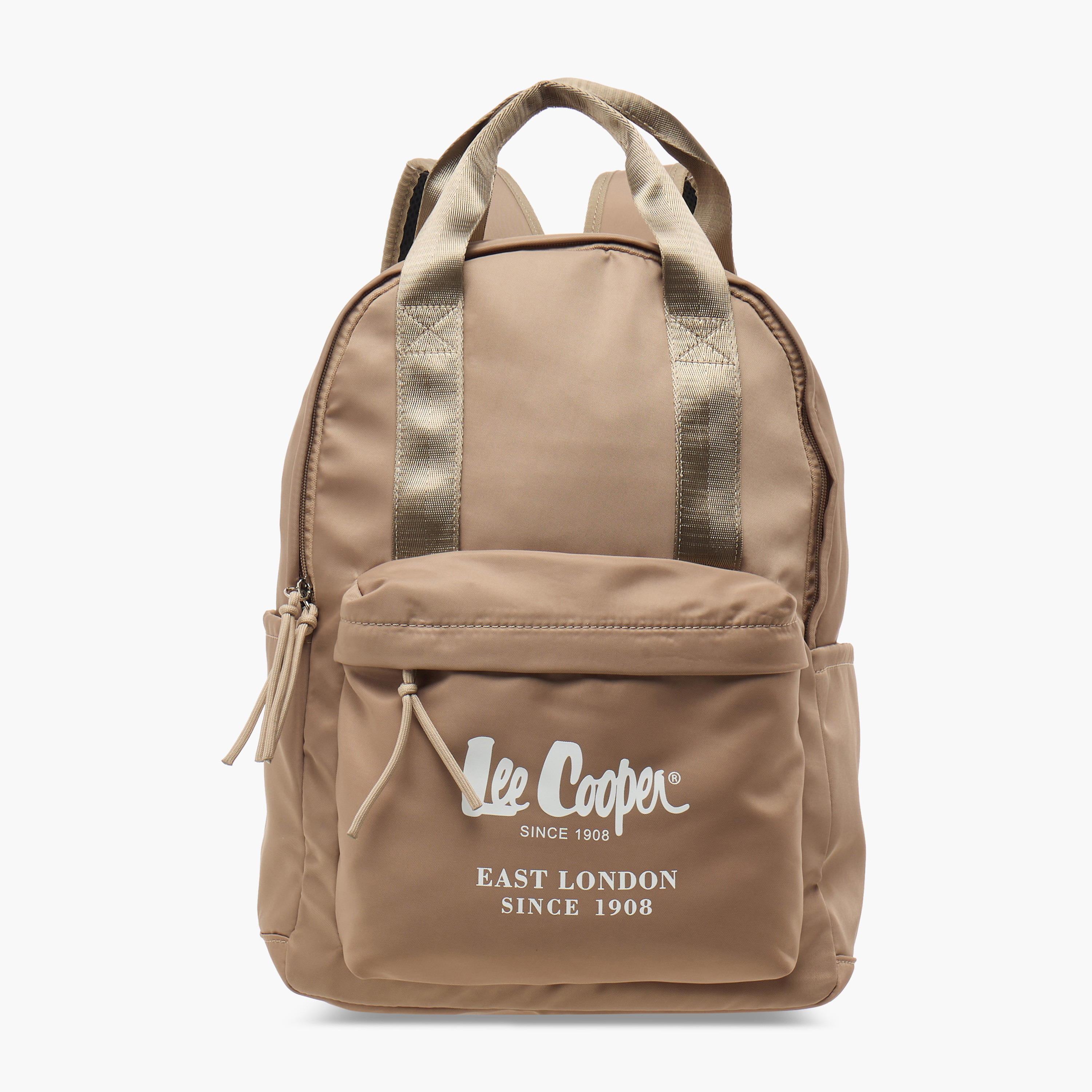 شنطة ظهر مدرسية سادة بأحزمة قابلة للتعديل وسحاب إغلاق من لي كوبر - 30x14x40 سم-school-bagsandbackpacks-backpacks-image-1