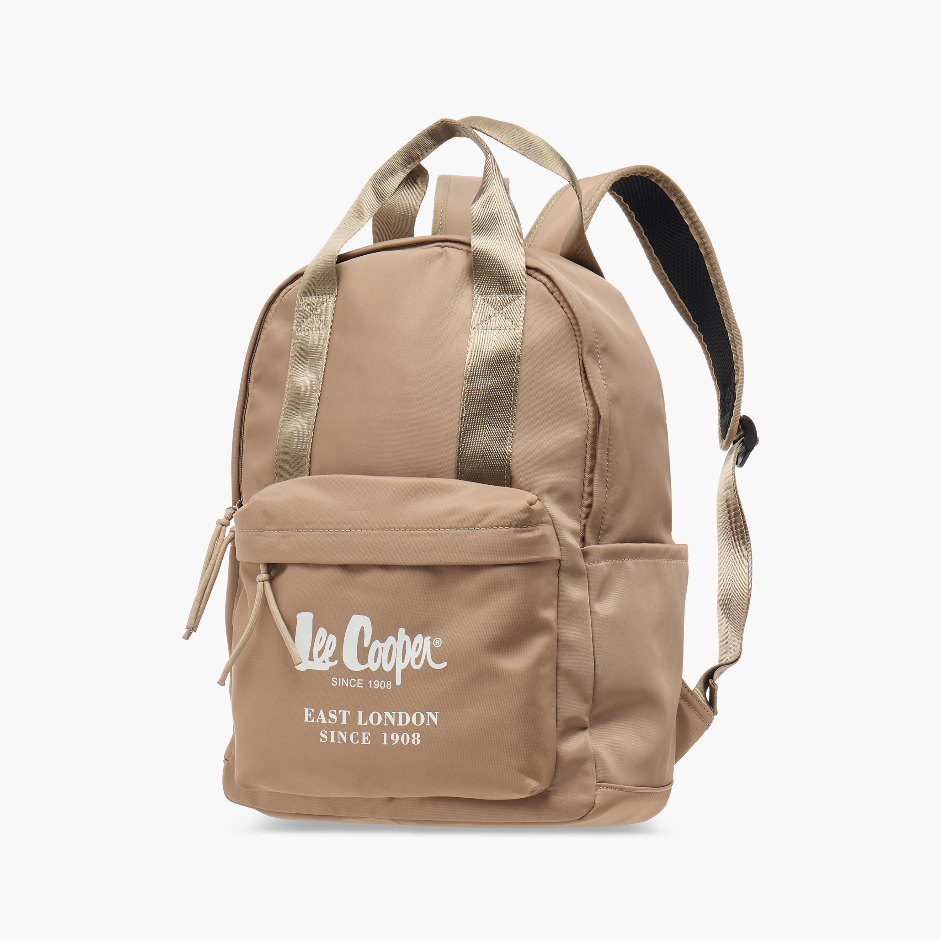 شنطة ظهر مدرسية سادة بأحزمة قابلة للتعديل وسحاب إغلاق من لي كوبر - 30x14x40 سم-school-bagsandbackpacks-backpacks-image-2