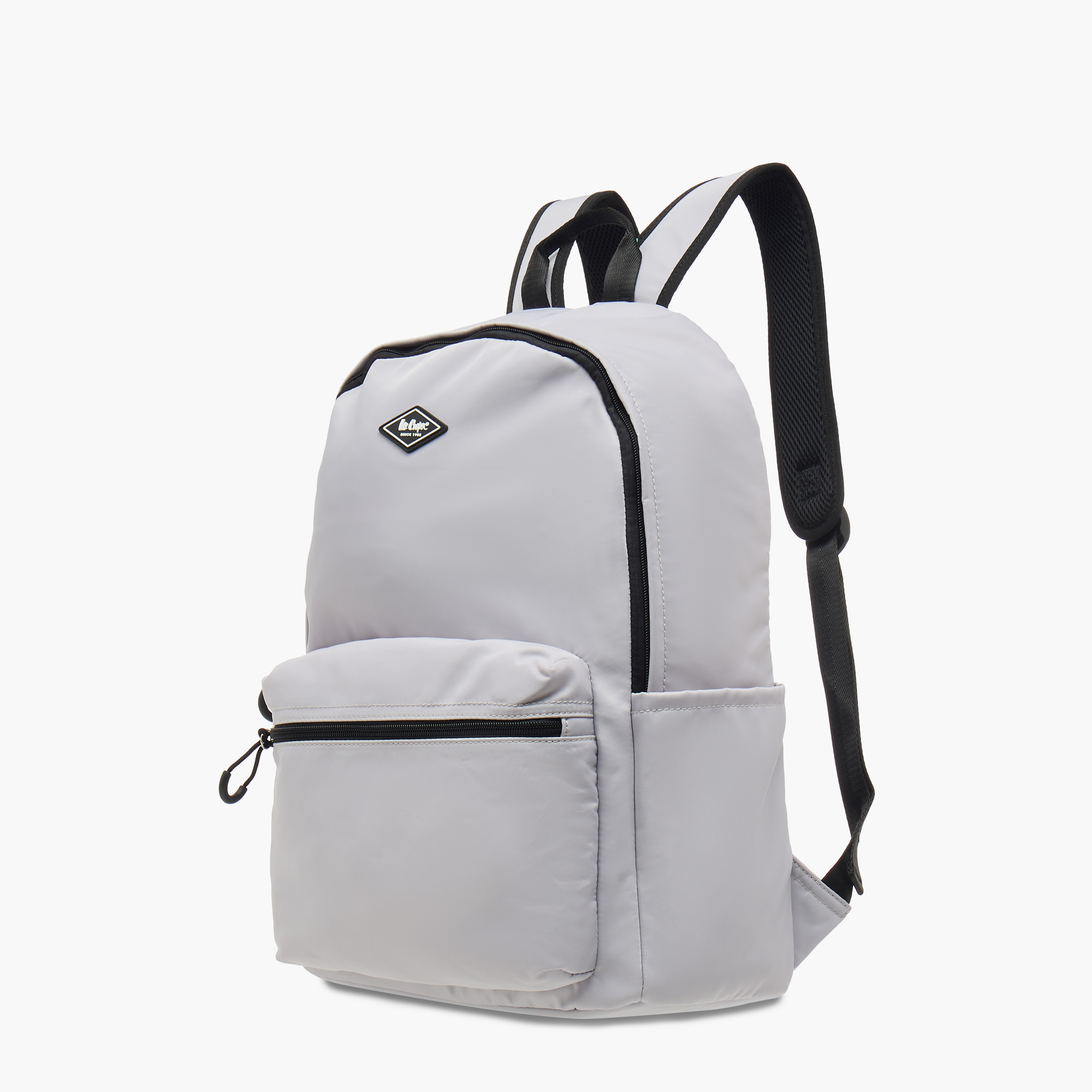 Lee Cooper Solid School Backpack with Adjustable Straps and Zip Closure - 32x16x43 cm-women-bagsandwallets-backpacks-image-2