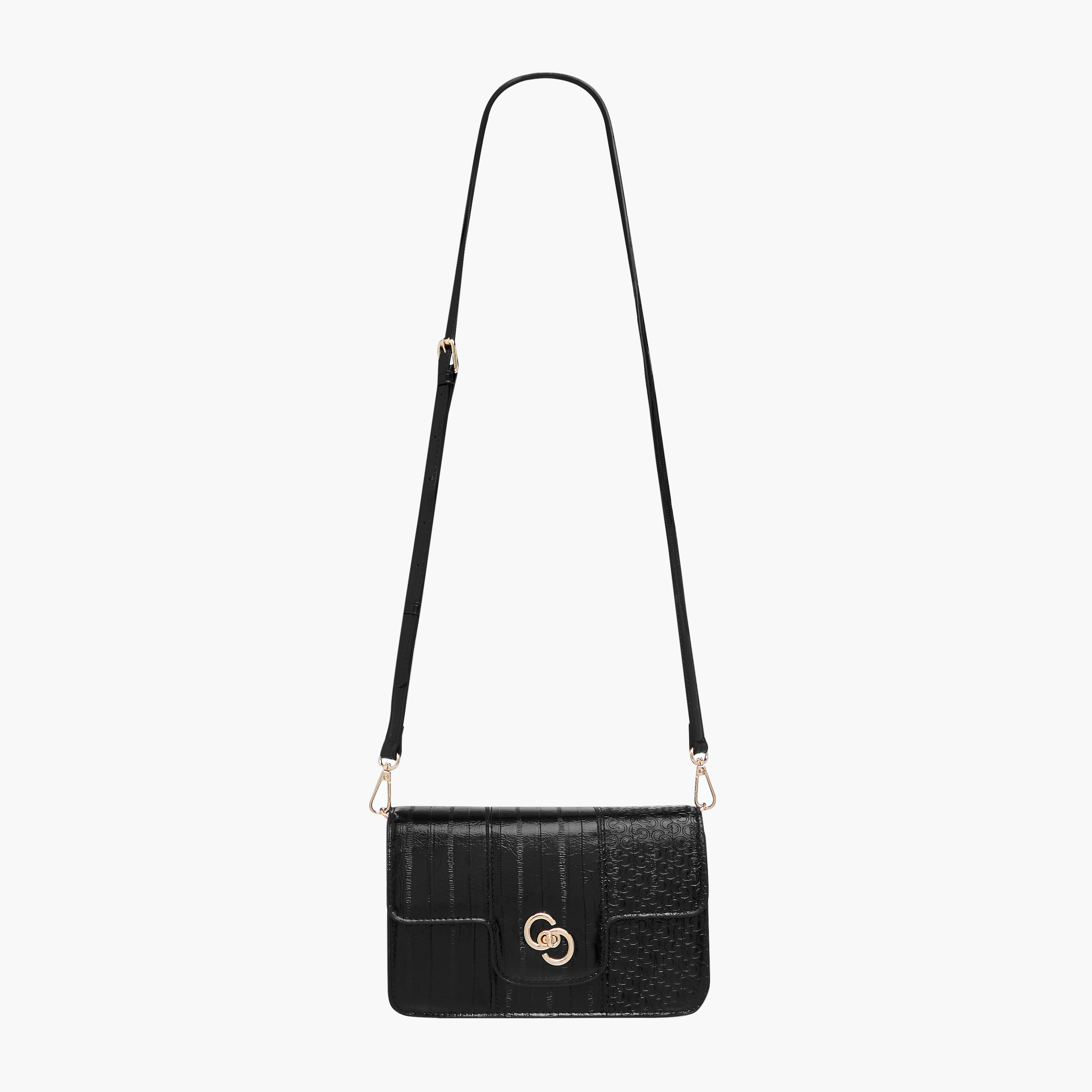 Celeste Monogram Embossed Crossbody Bag with Twist Lock Closure-women-bagsandwallets-handbags-image-3